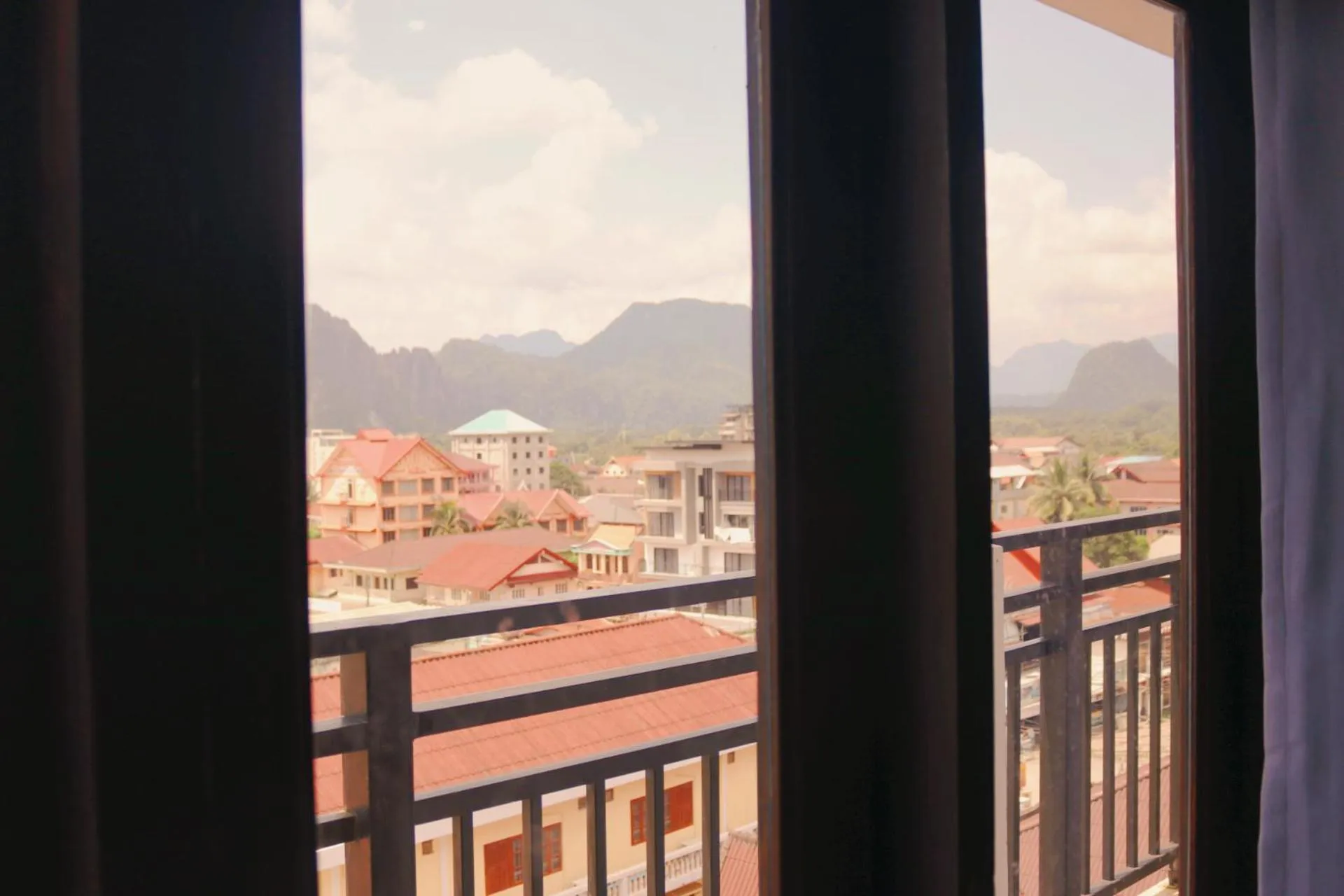 Mountain view in Vang Vieng Consiana Hotel