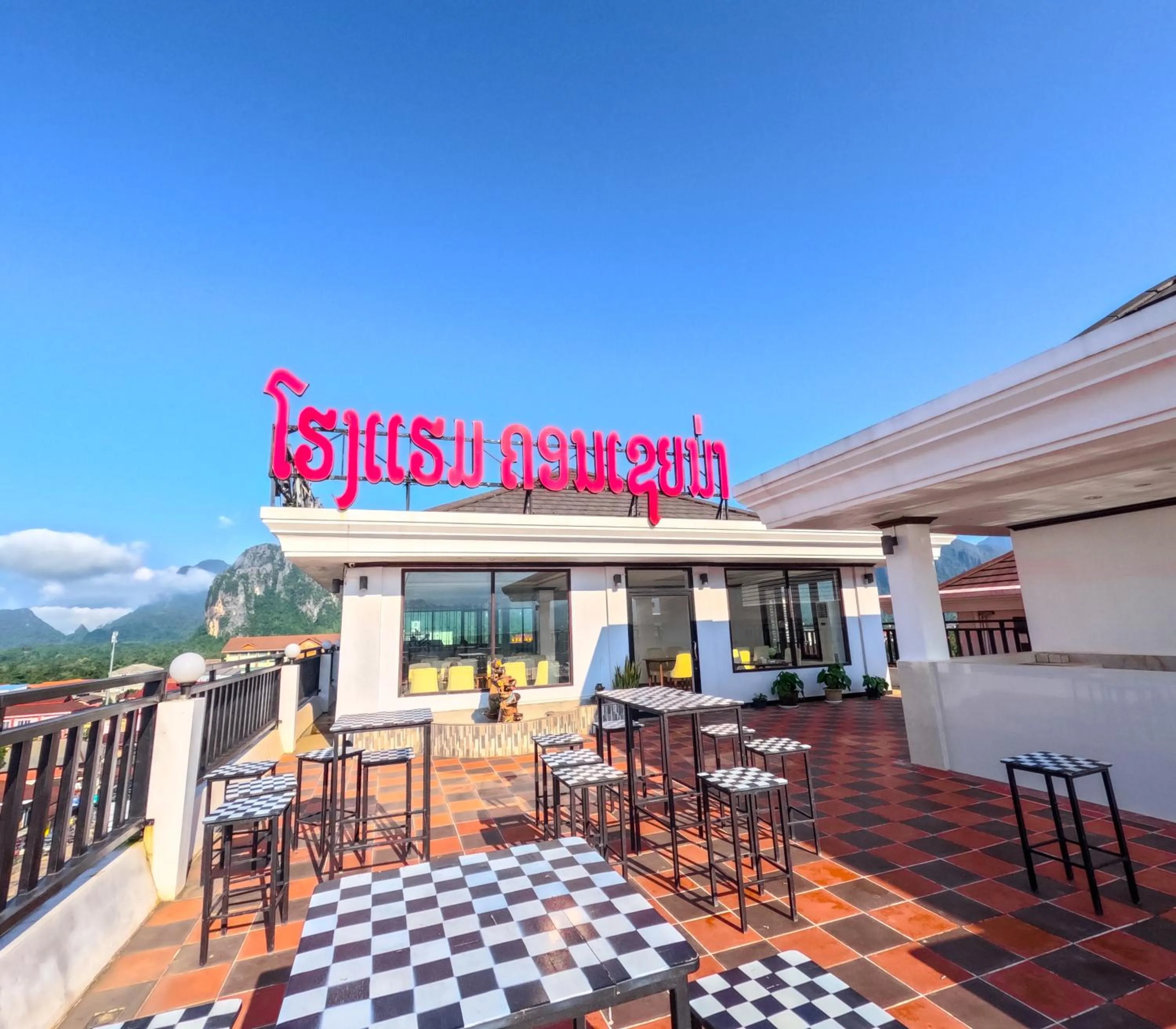 Property building in Vang Vieng Consiana Hotel