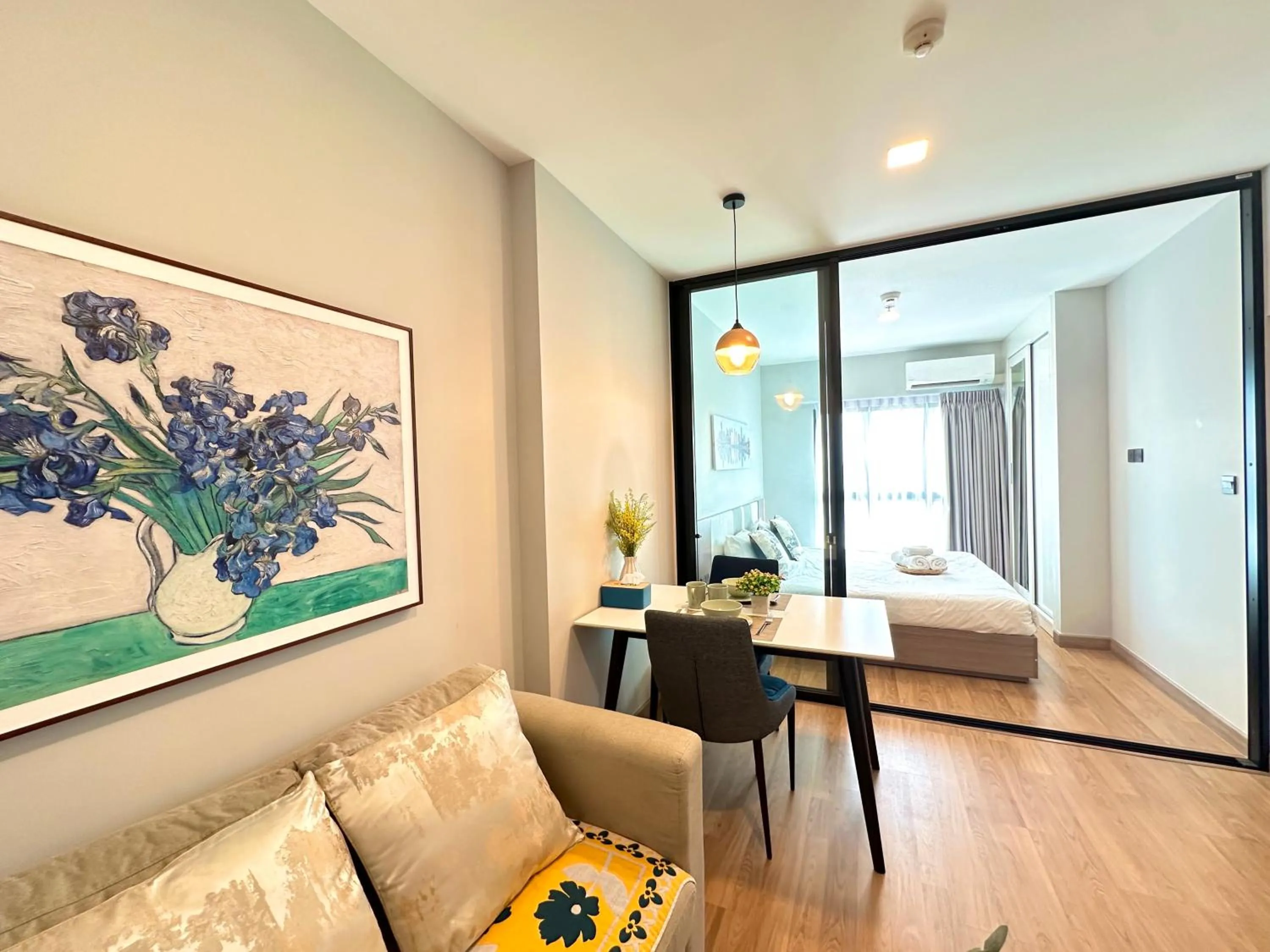 Living room in Astra Sky River Chiang Mai by Fang