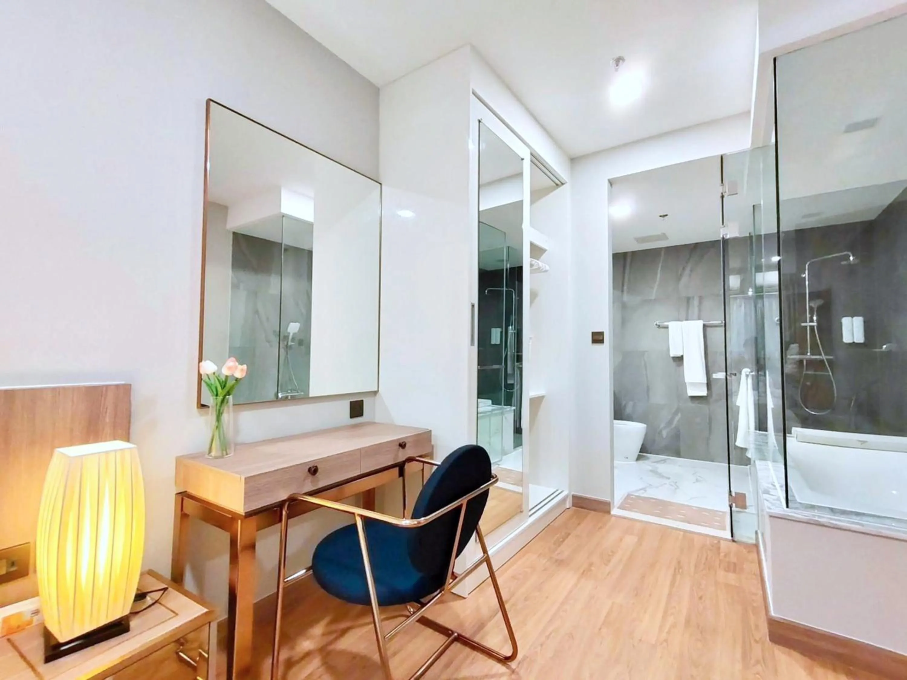 Shower in Astra Sky River Chiang Mai by Fang