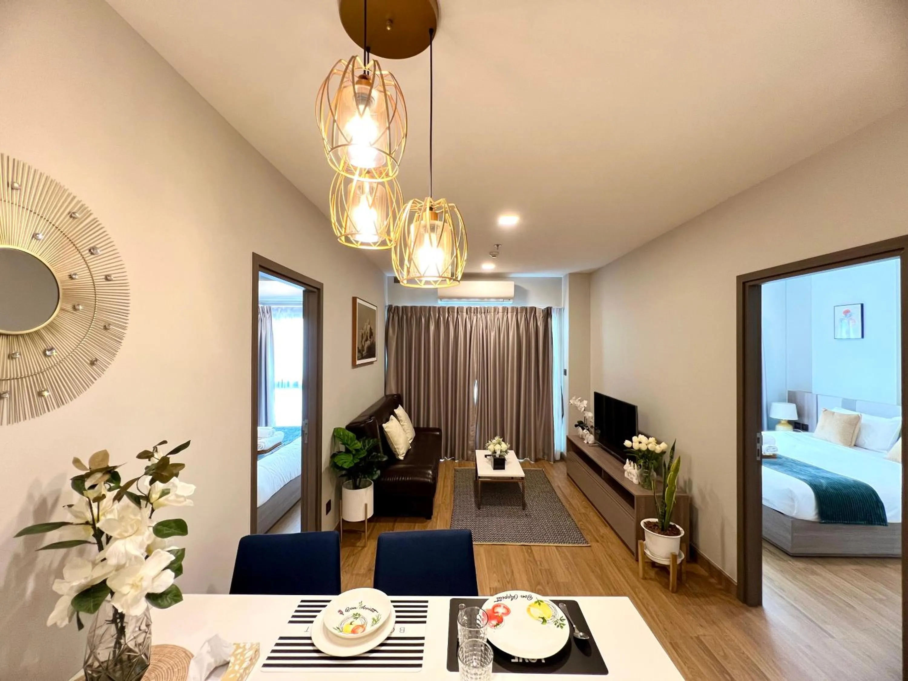 Bed in Astra Sky River Chiang Mai by Fang