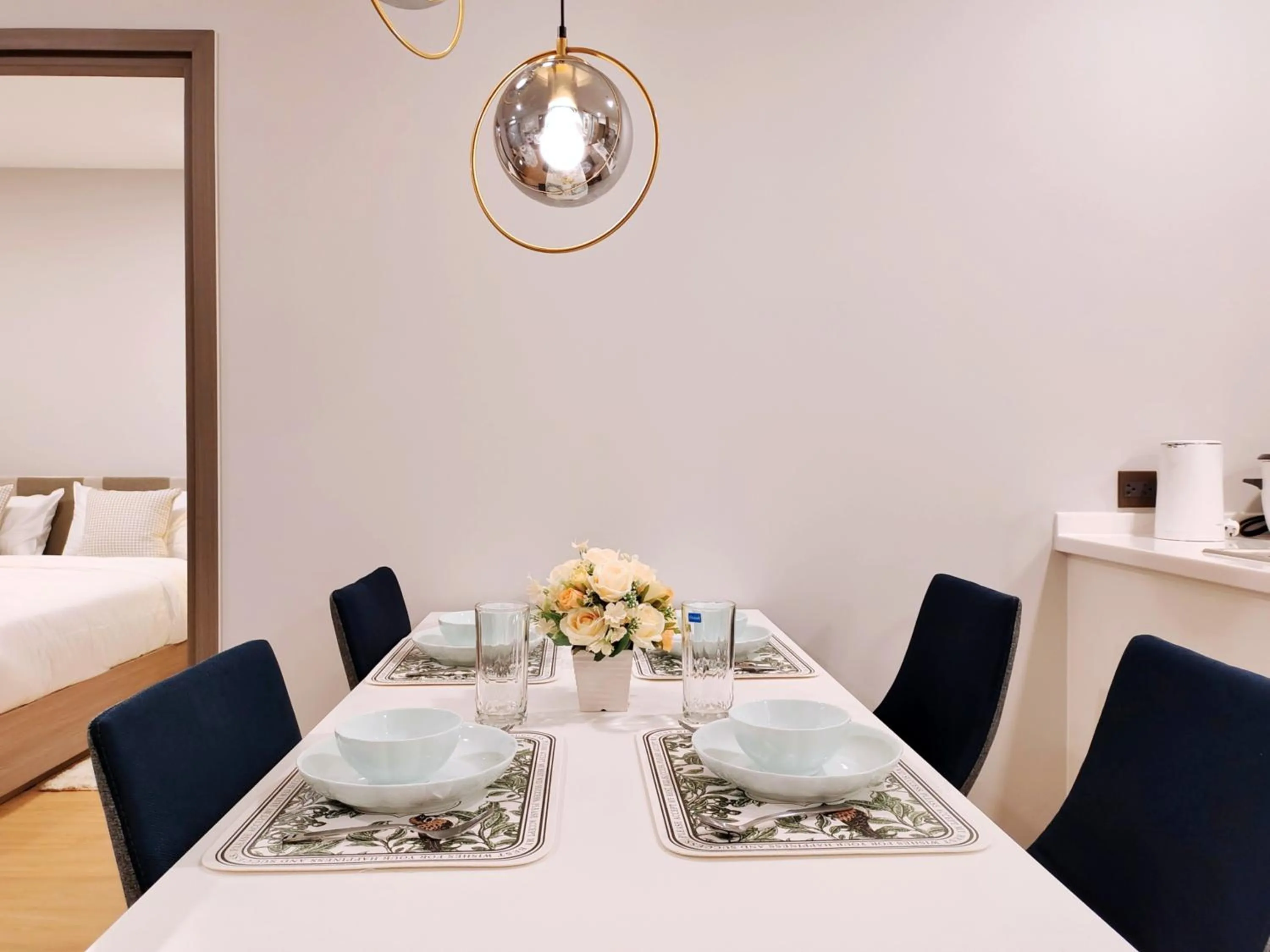 Dining area in Astra Sky River Chiang Mai by Fang