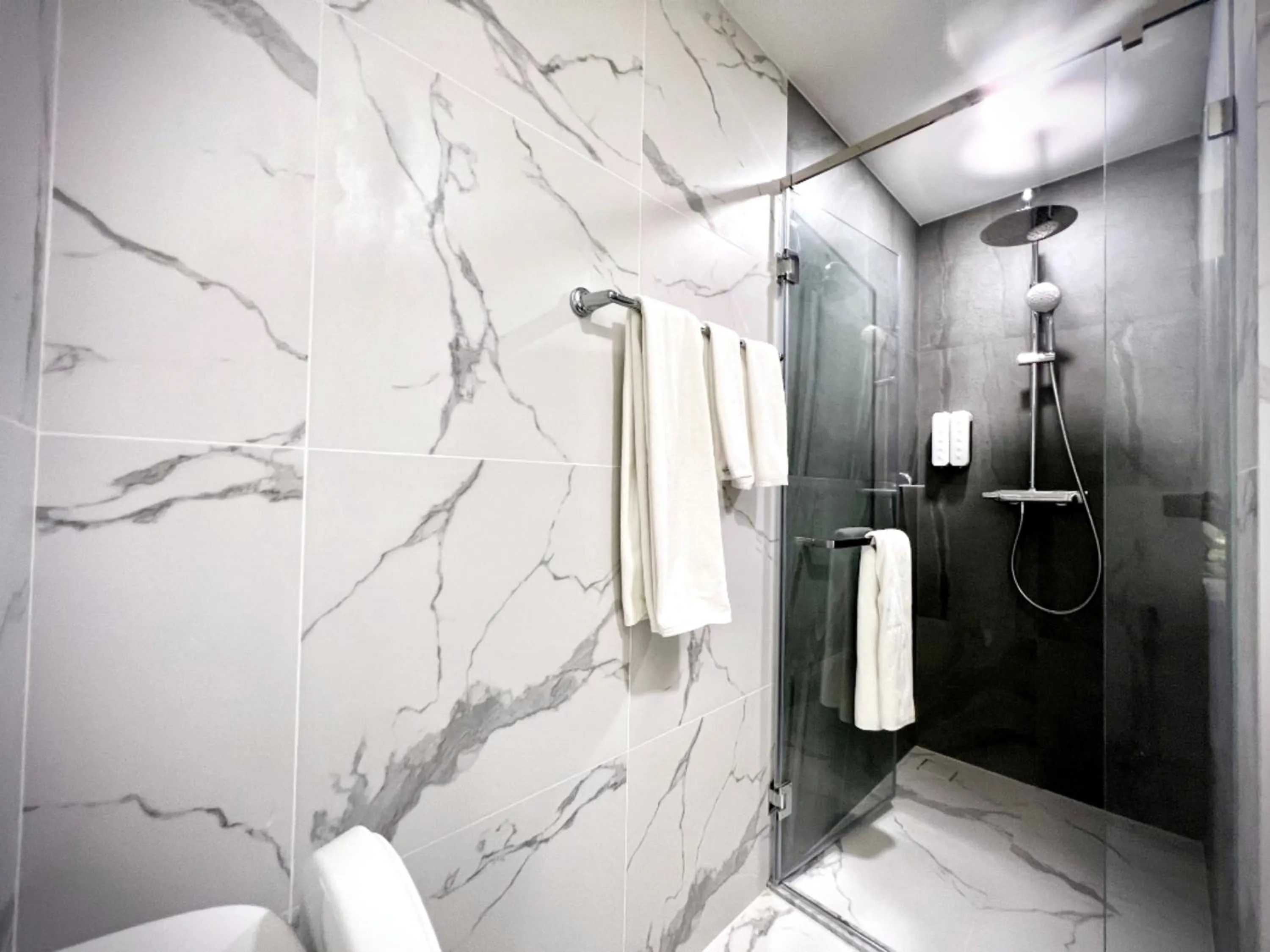 Shower in Astra Sky River Chiang Mai by Fang