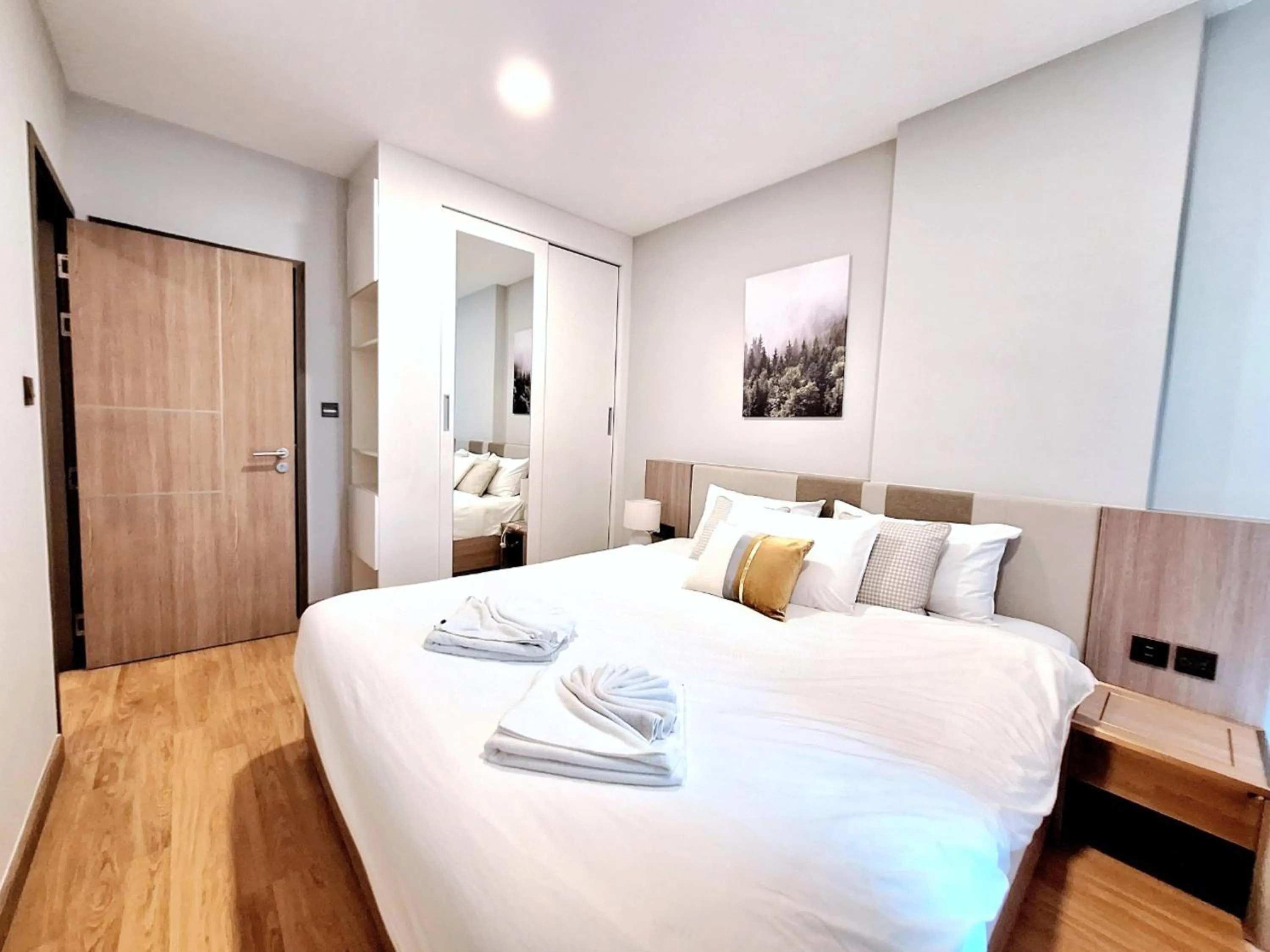 Bed in Astra Sky River Chiang Mai by Fang