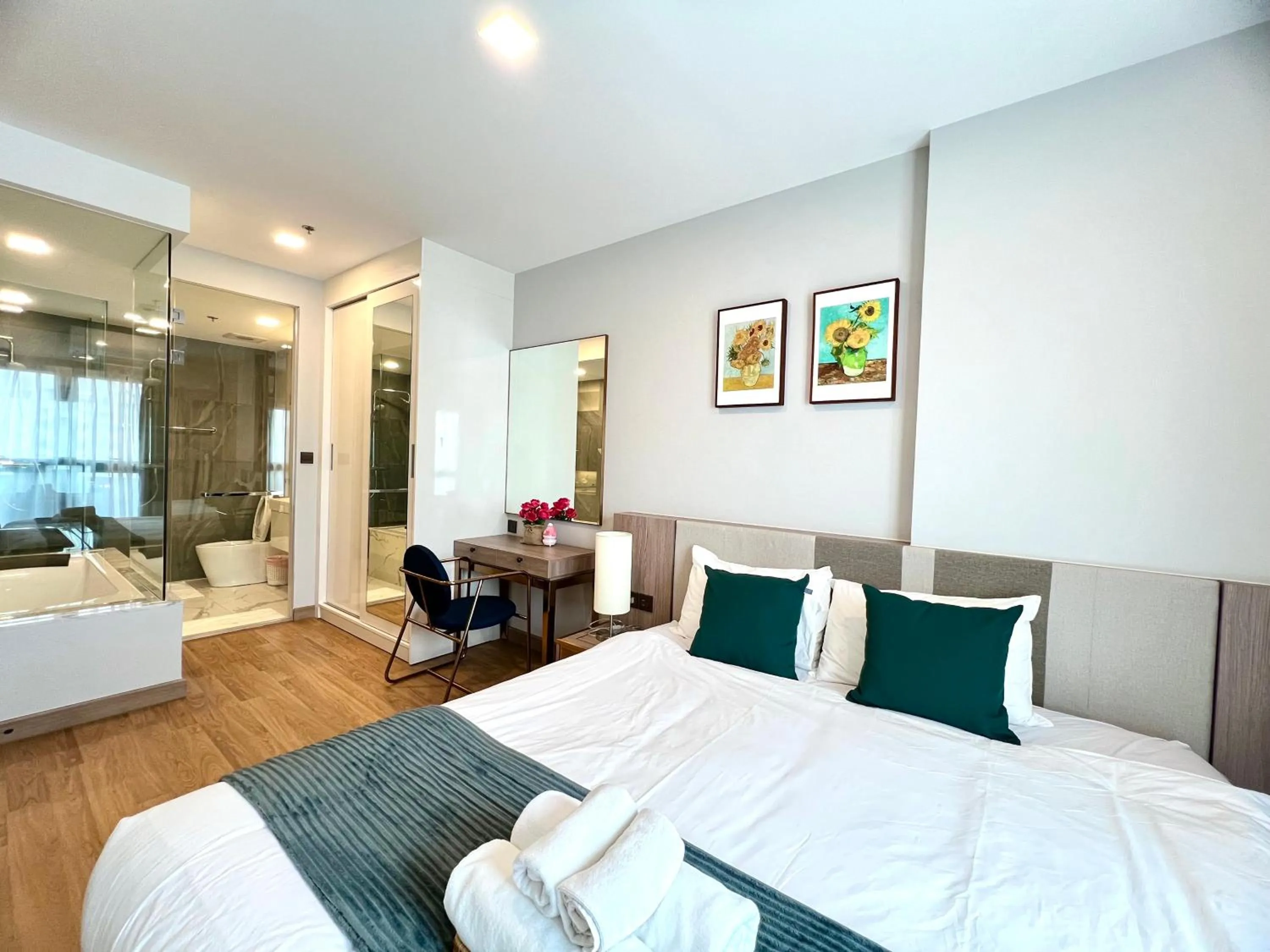 Bed in Astra Sky River Chiang Mai by Fang