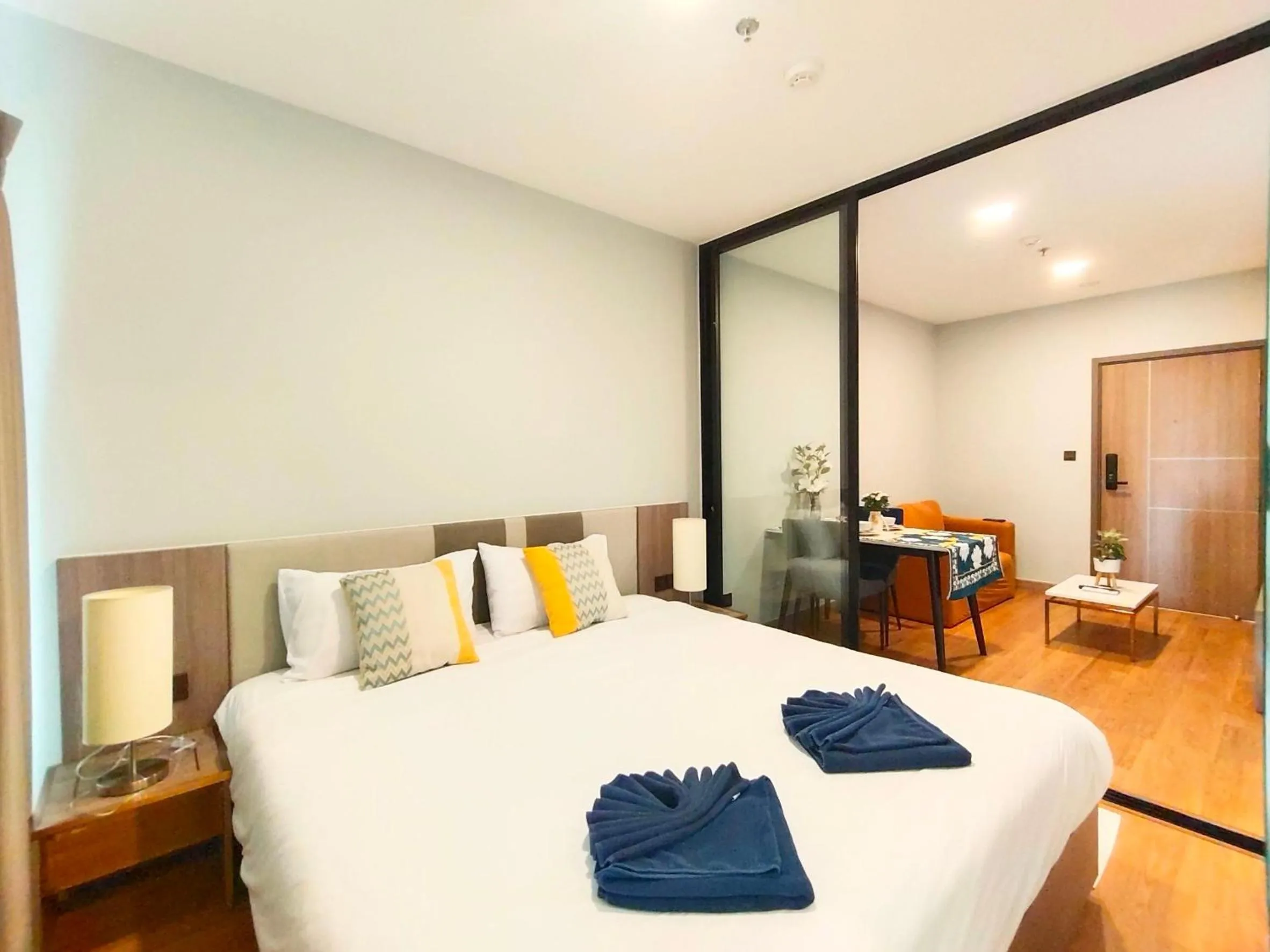 Bed in Astra Sky River Chiang Mai by Fang