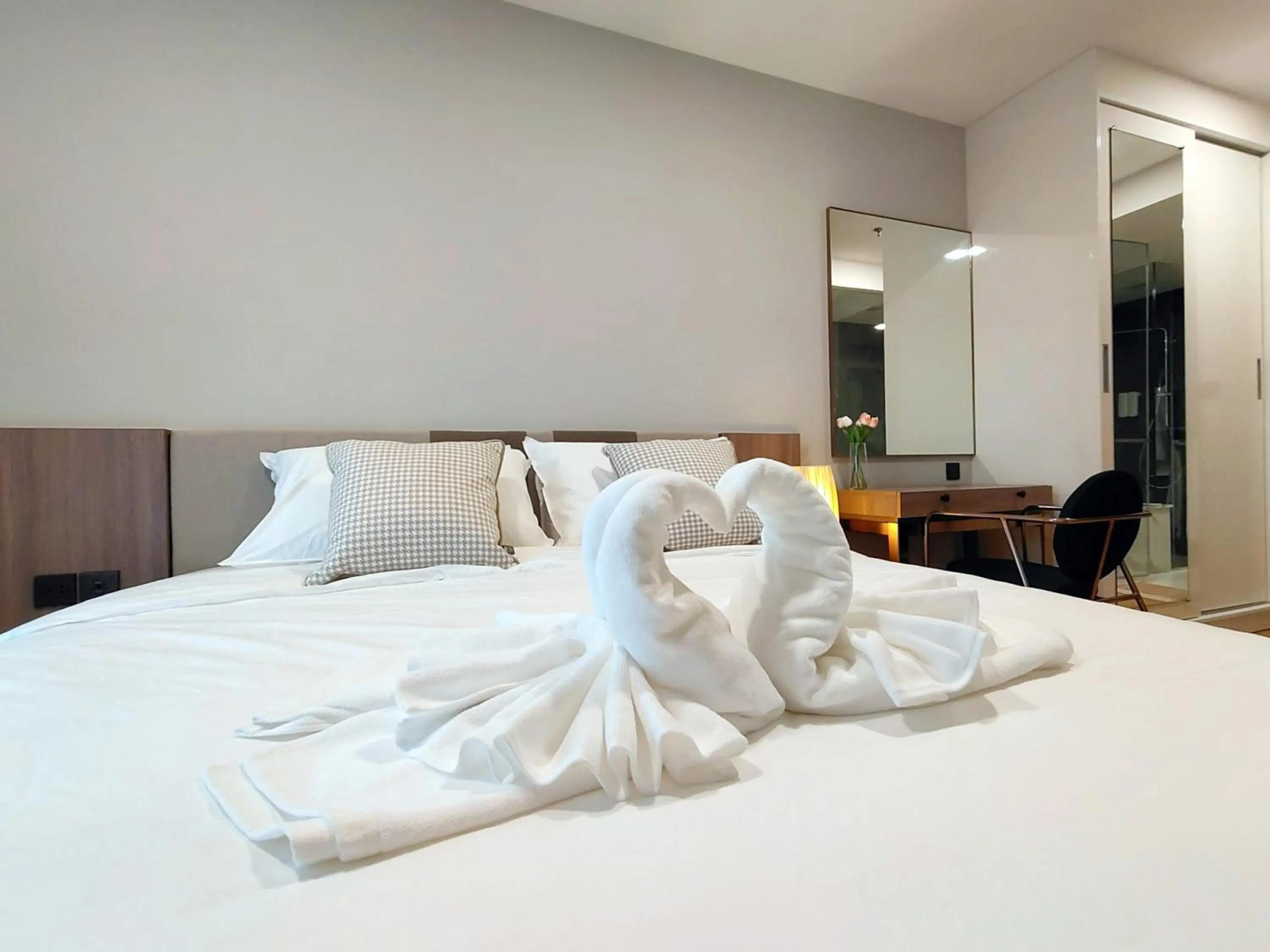 Bed in Astra Sky River Chiang Mai by Fang