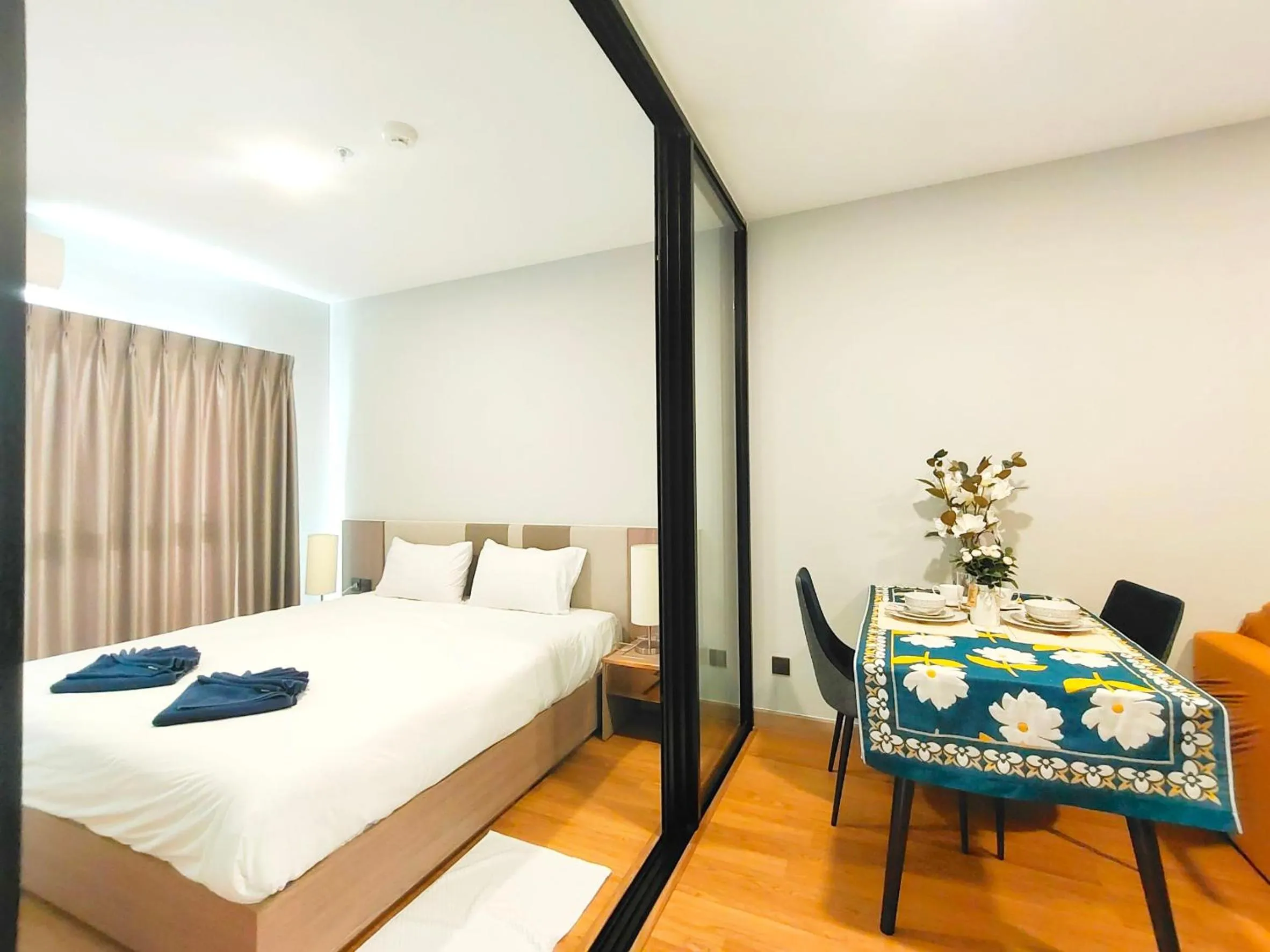 Bed in Astra Sky River Chiang Mai by Fang