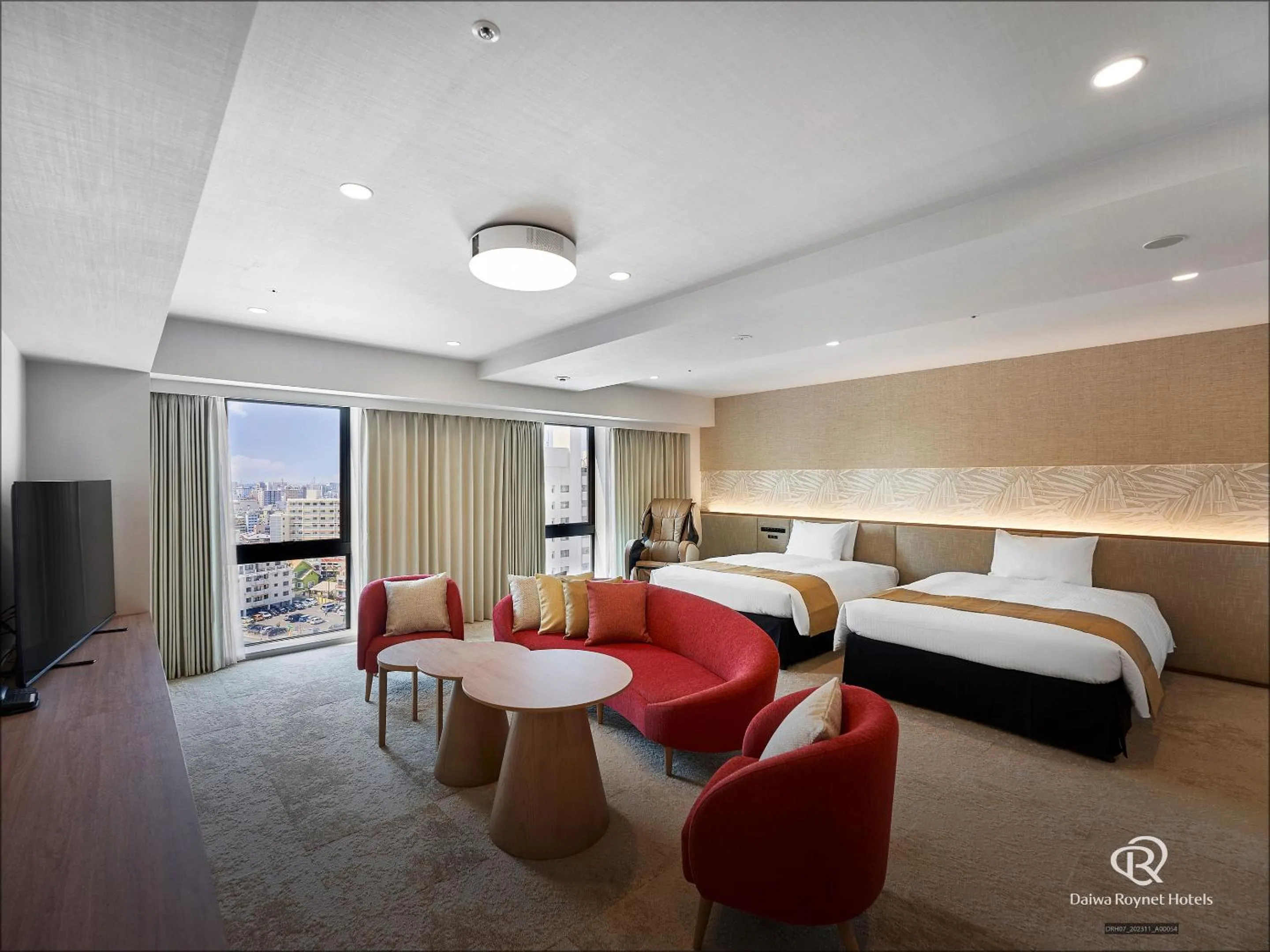 Bedroom, Bed in Daiwa Roynet Hotel NAHA-OMOROMACHI PREMIER