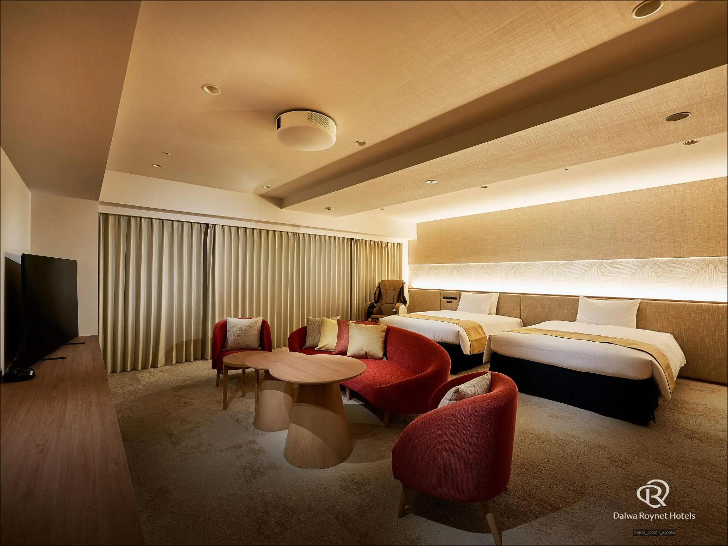 Bed in Daiwa Roynet Hotel NAHA-OMOROMACHI PREMIER