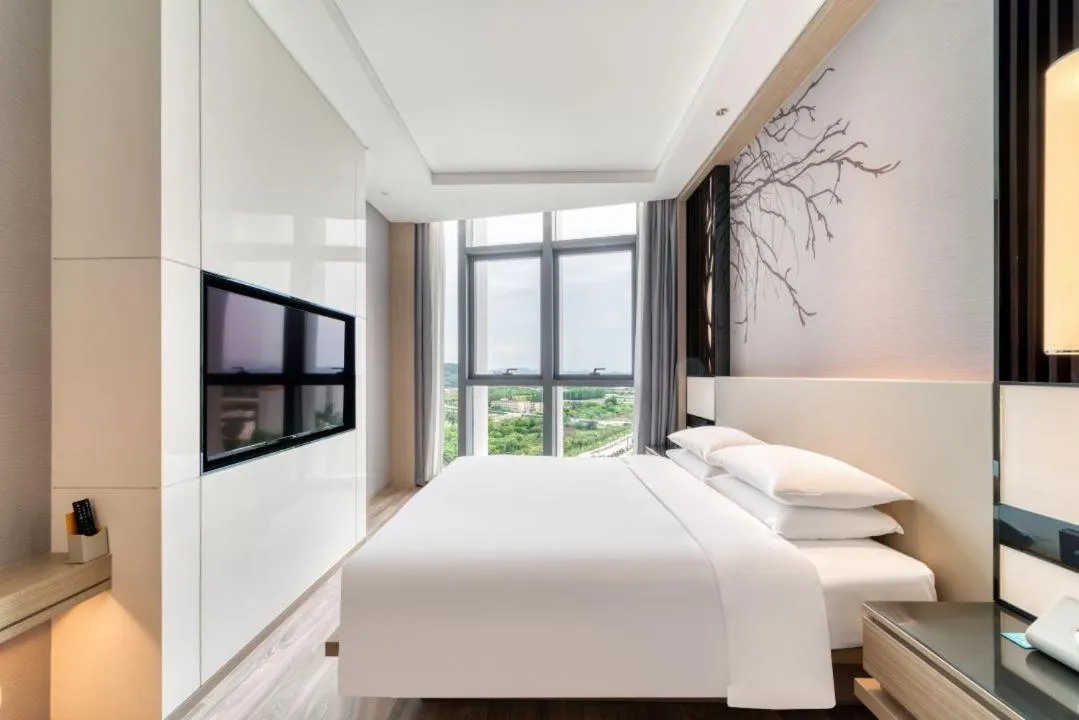 Bedroom, Bed in Courtyard by Marriott Hangzhou Xihu