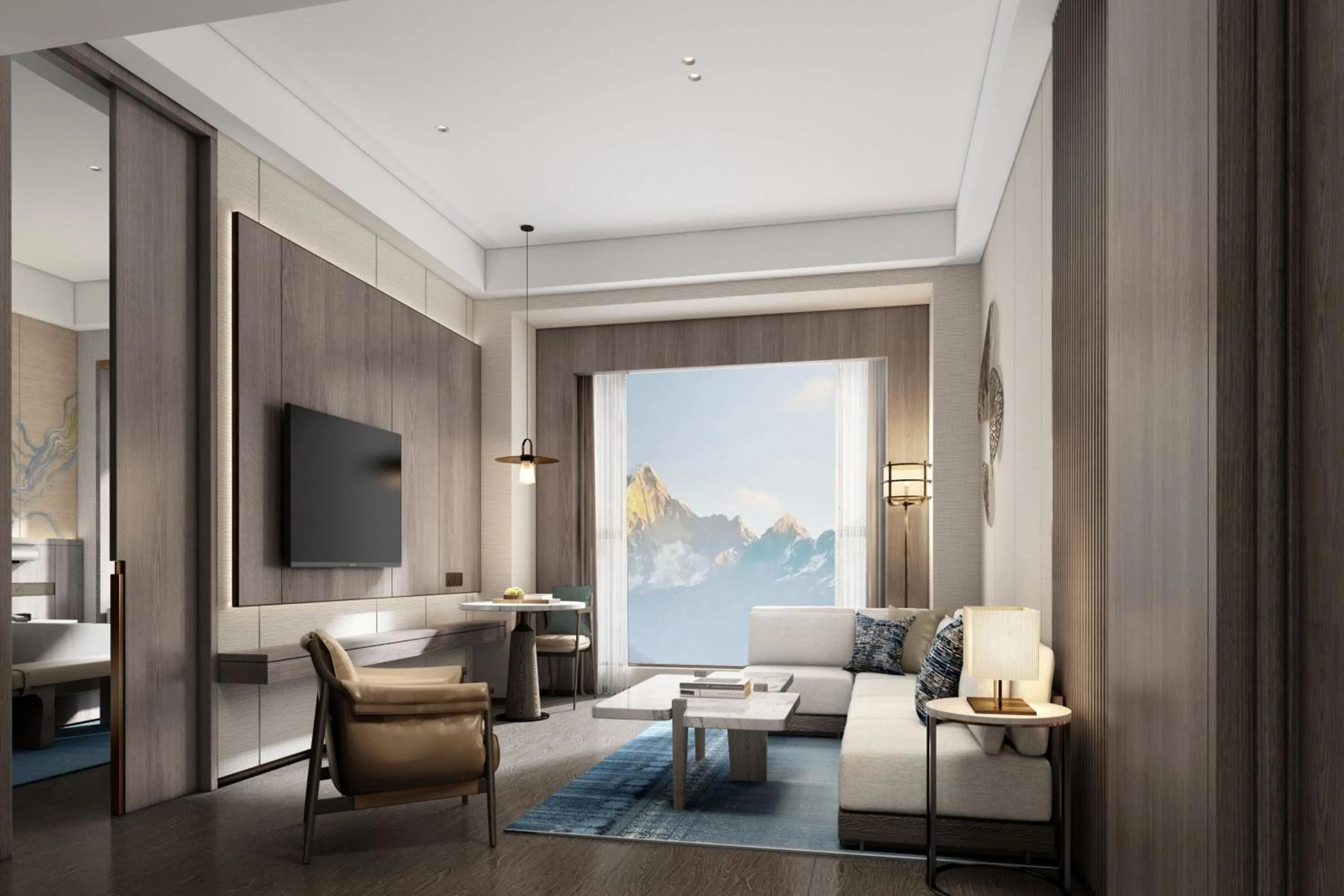 Executive King Suite with Balcony and City View in Delta Hotels by Marriott Jiuzhaigou