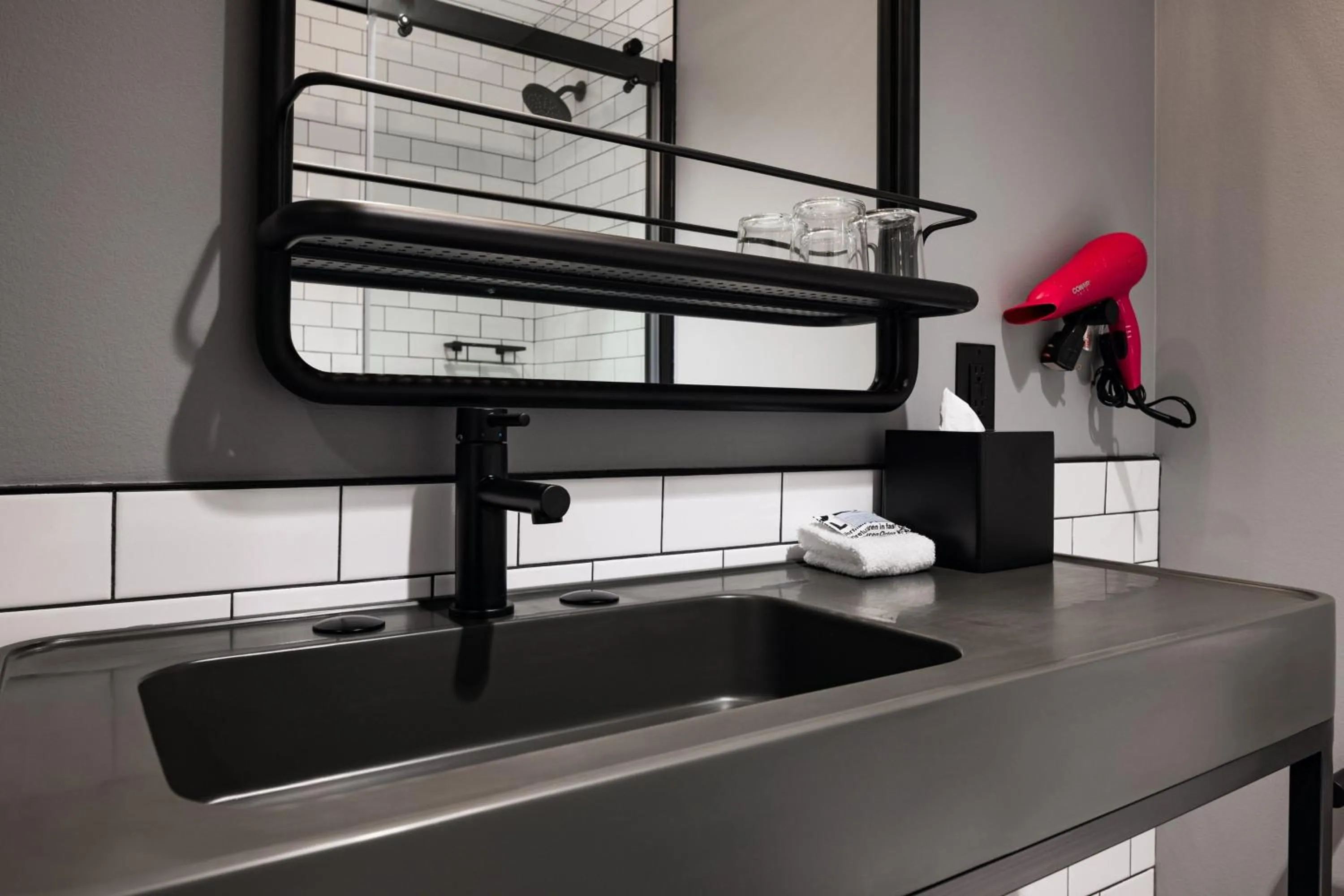 Bathroom in Moxy Omaha Downtown