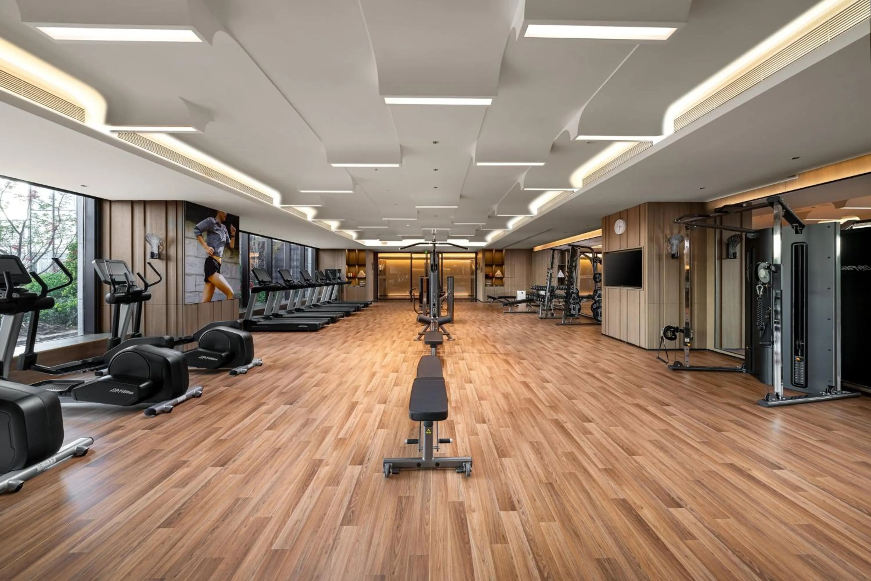 Fitness centre/facilities in The Westin Yantai