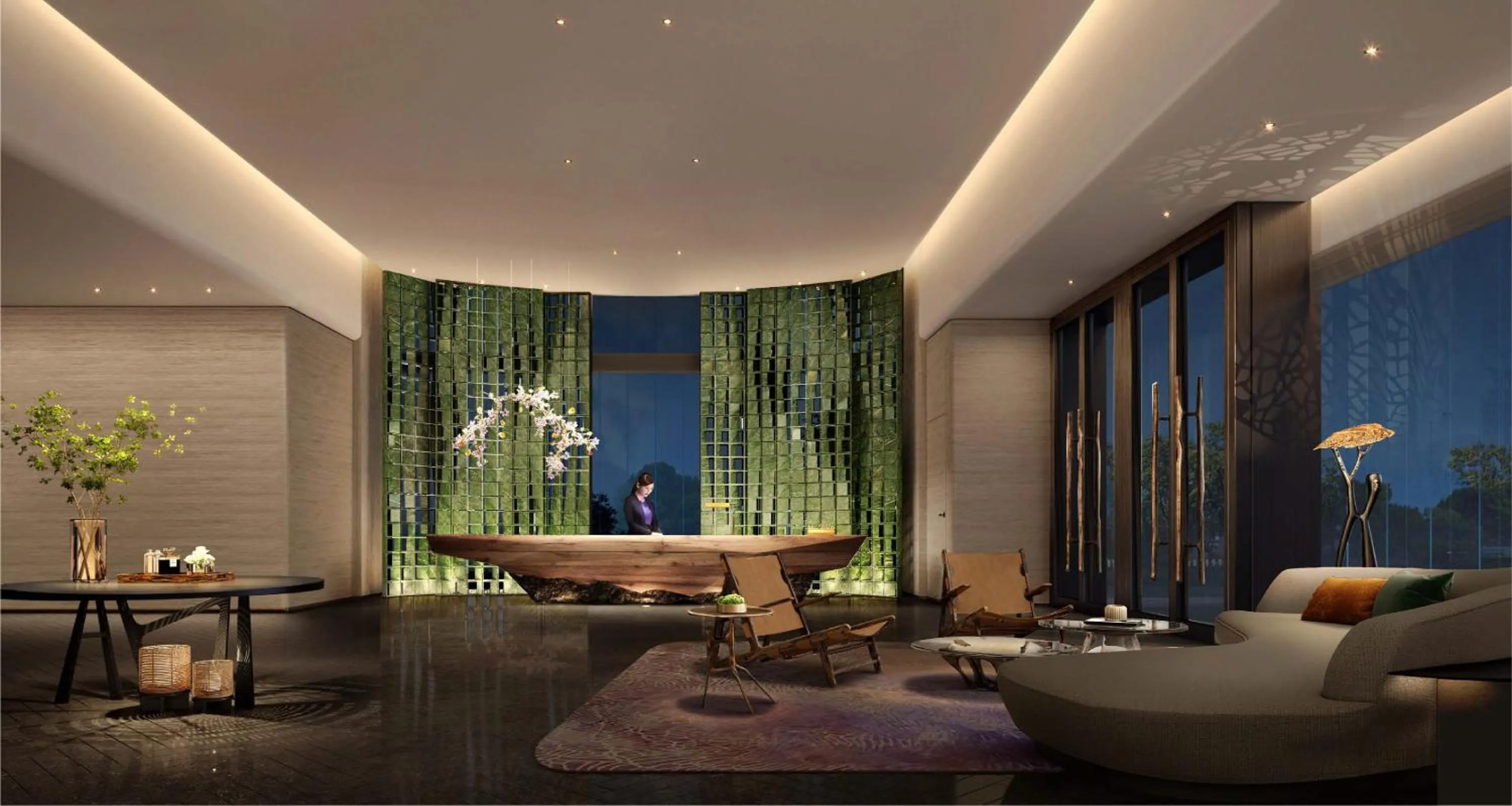 Lobby or reception in The Westin Yantai