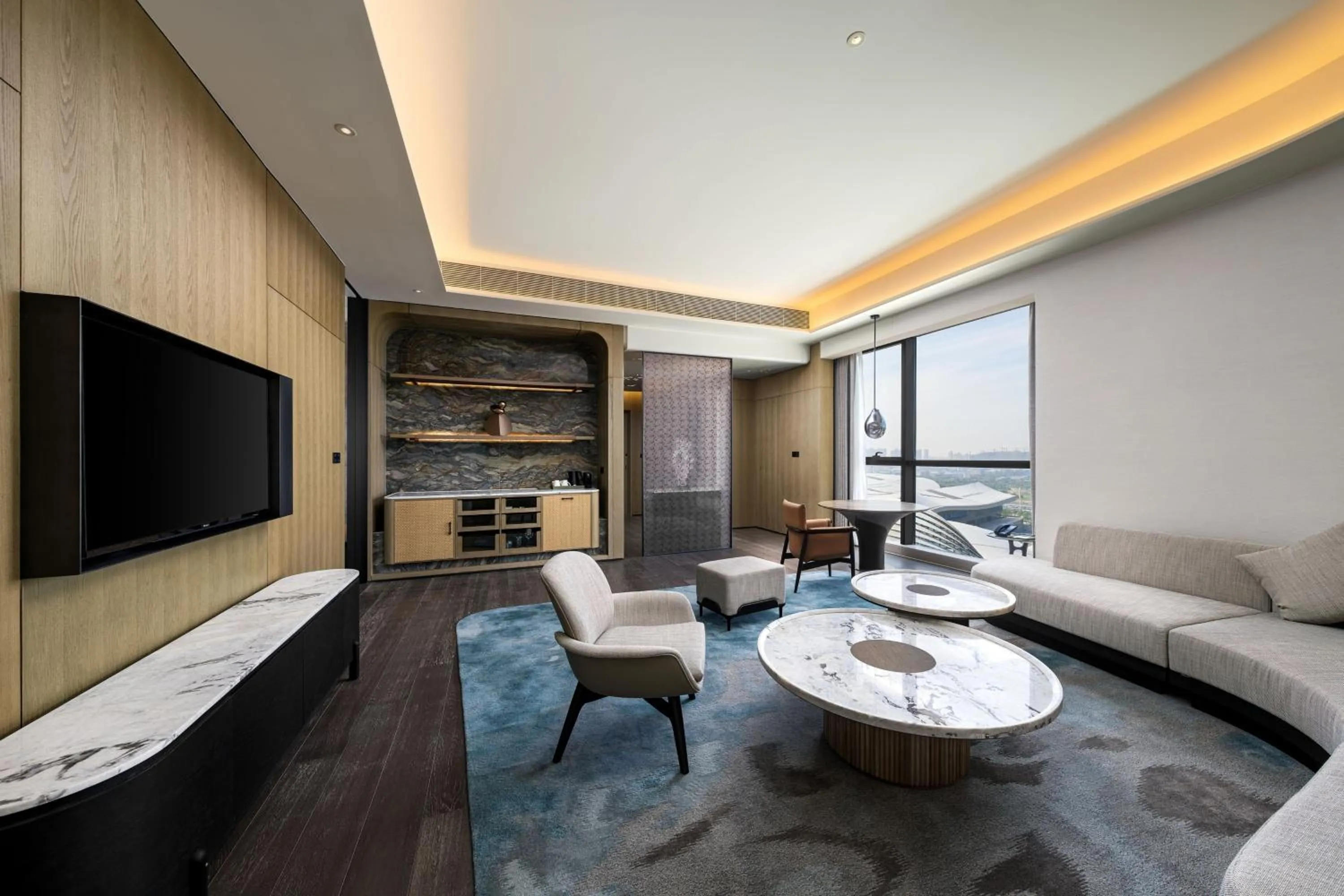 Living room in The Westin Yantai