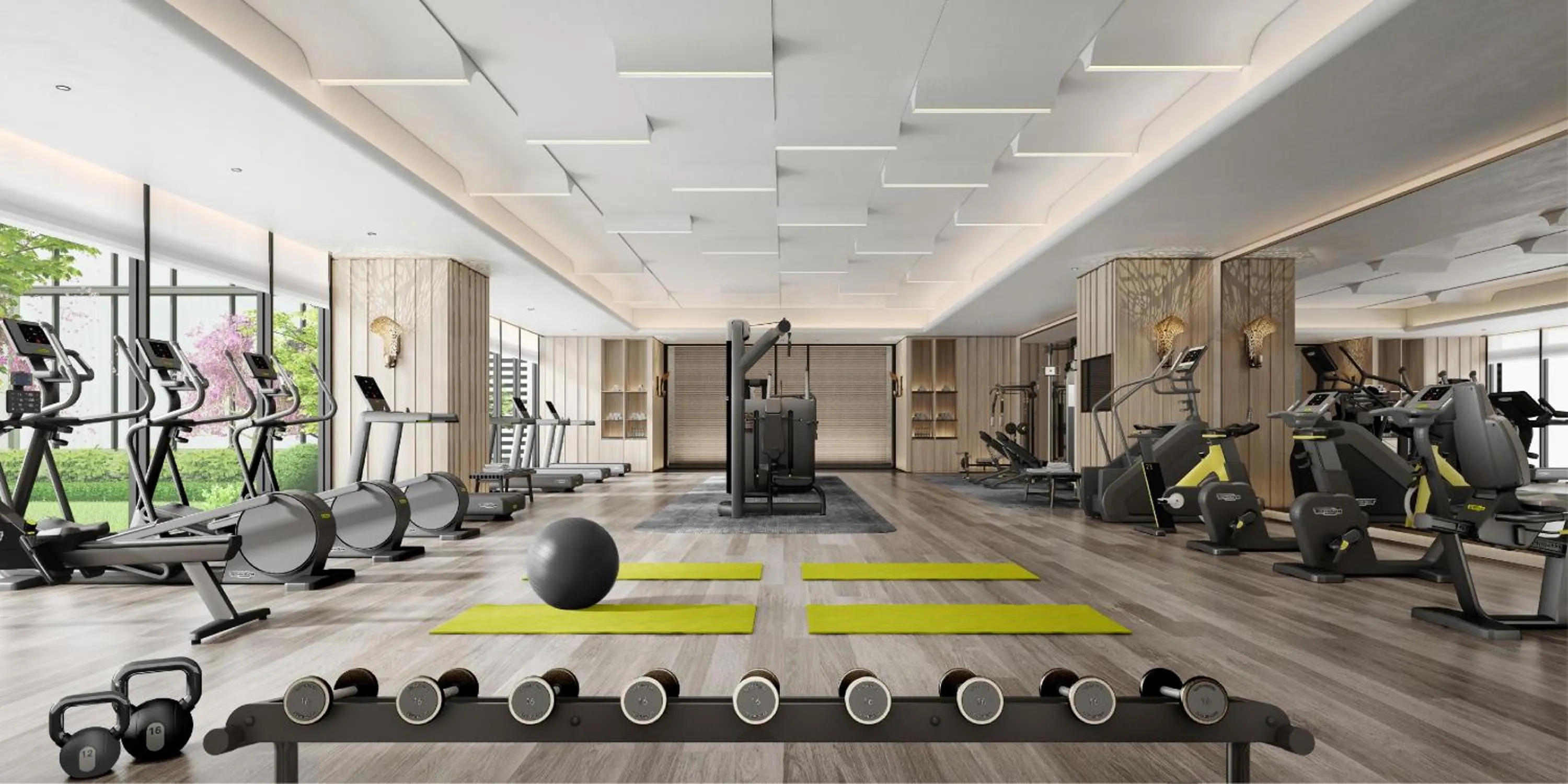 Fitness centre/facilities in The Westin Yantai