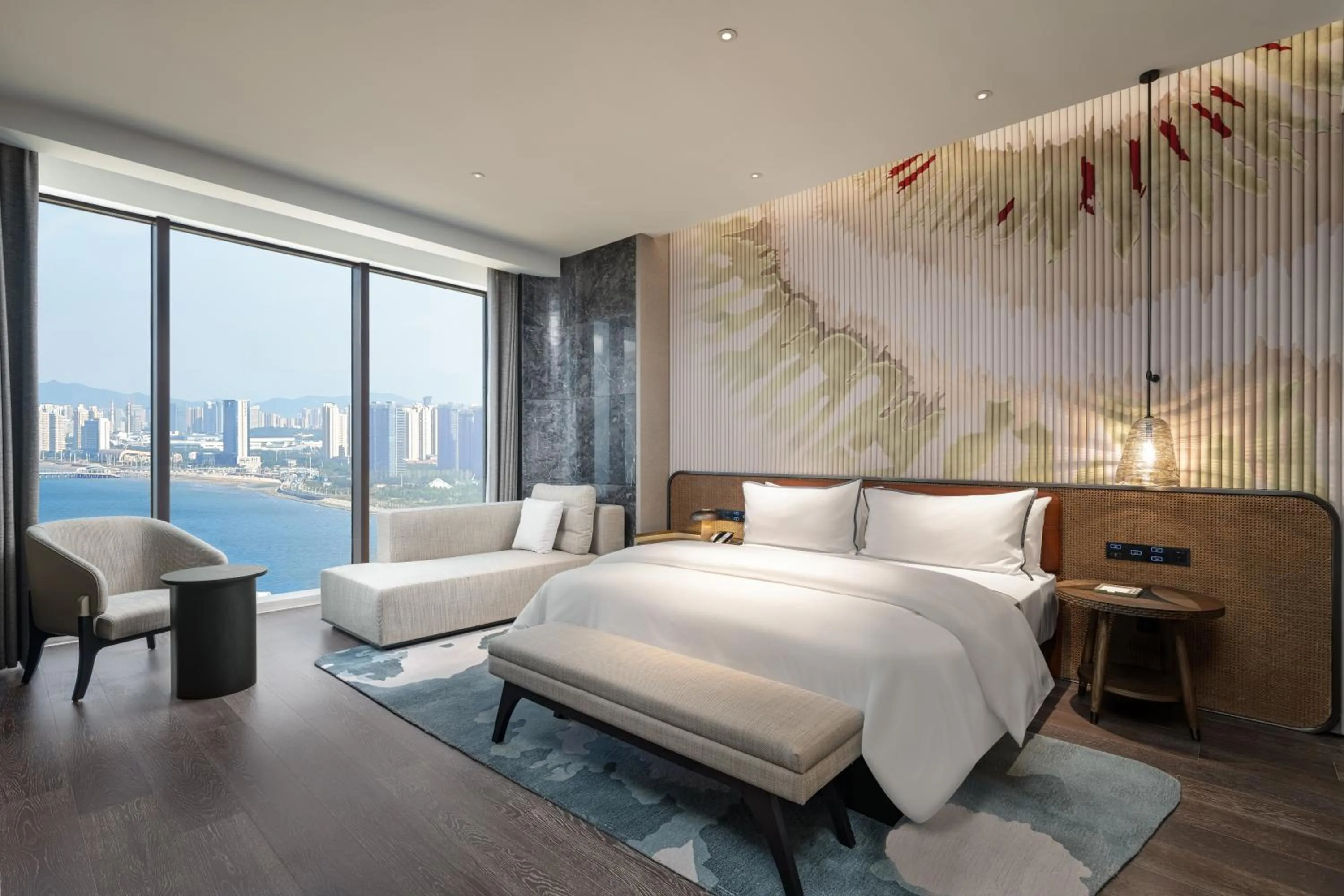 Bedroom, Bed in The Westin Yantai