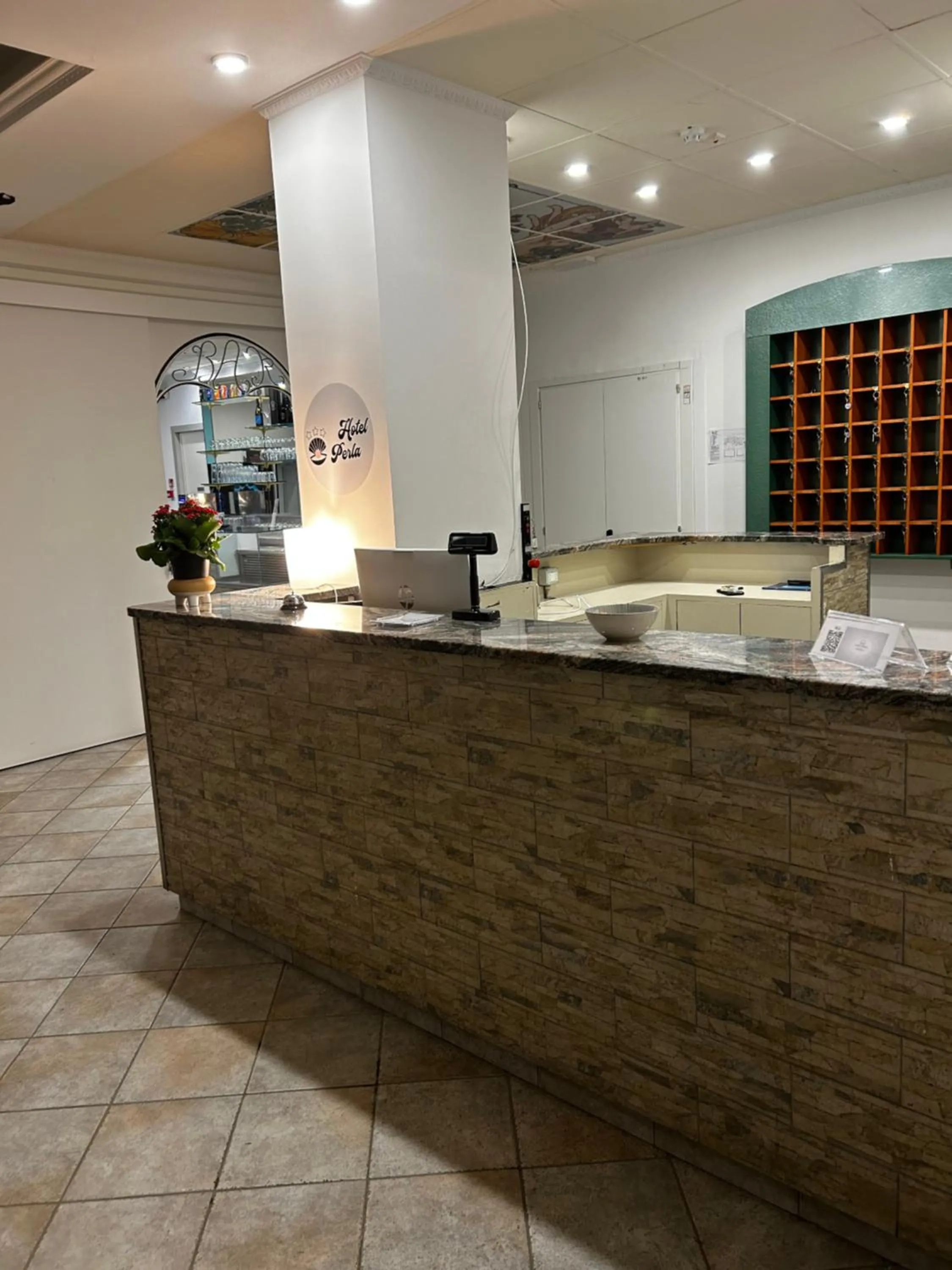 Lobby or reception in Hotel Perla