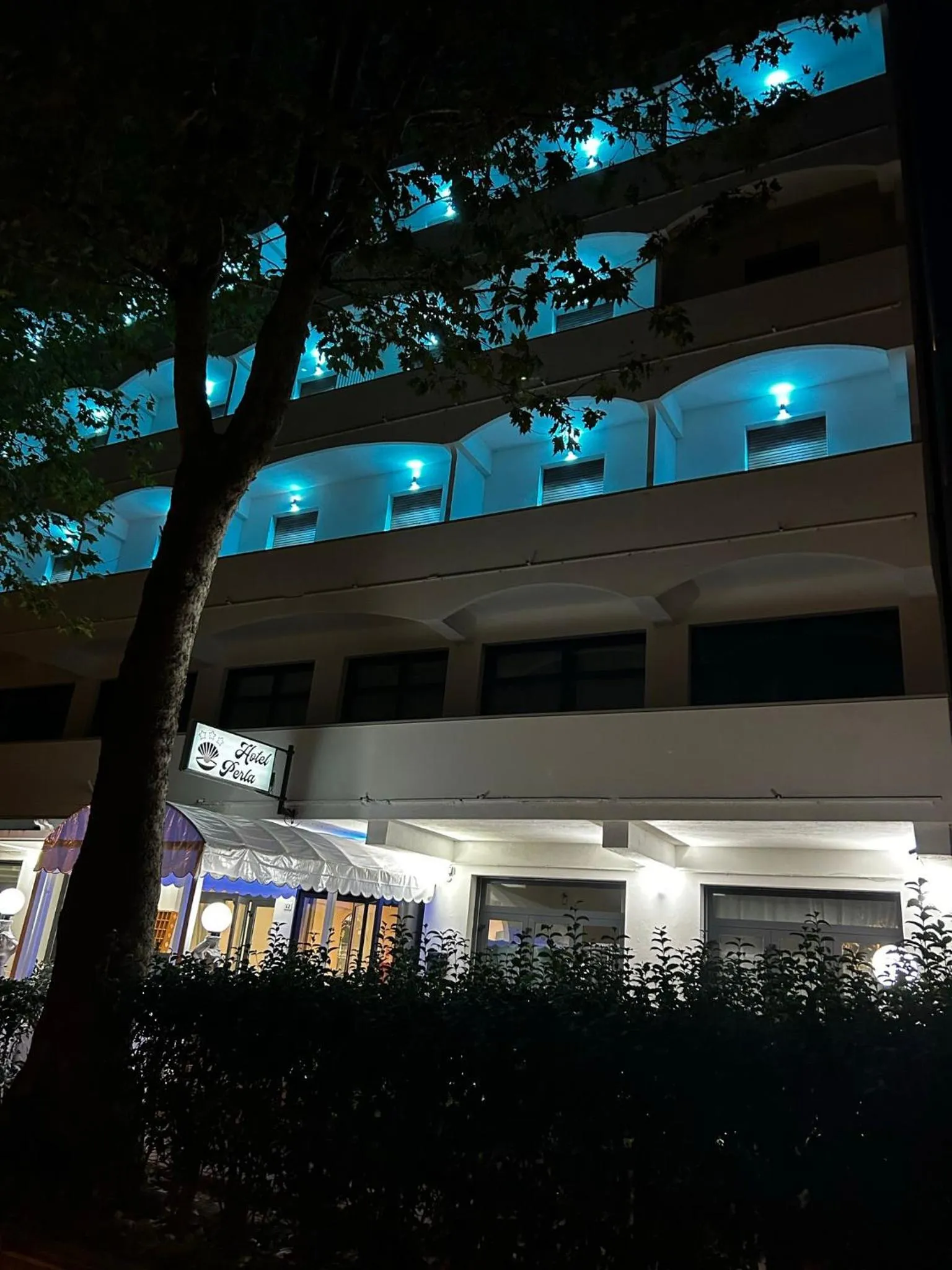 Property building in Hotel Perla