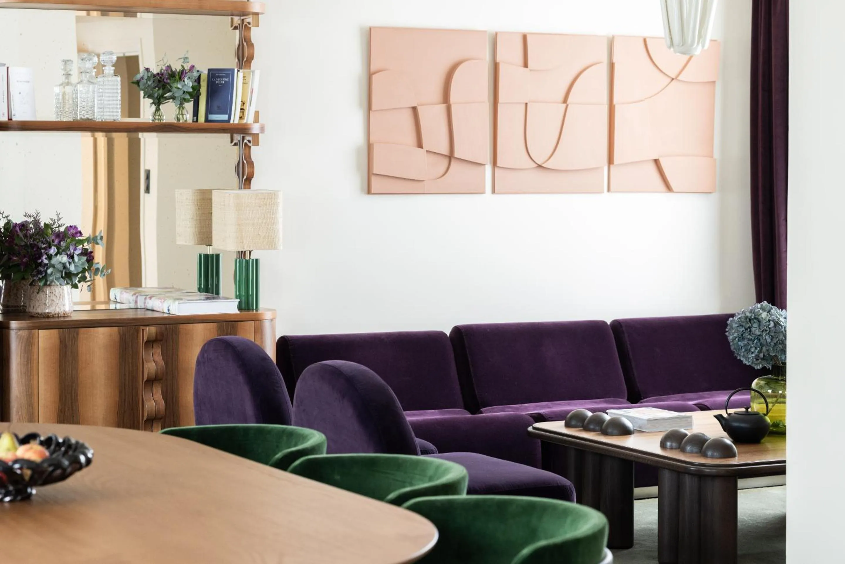 Living room in 1.75 Paris La Trêve