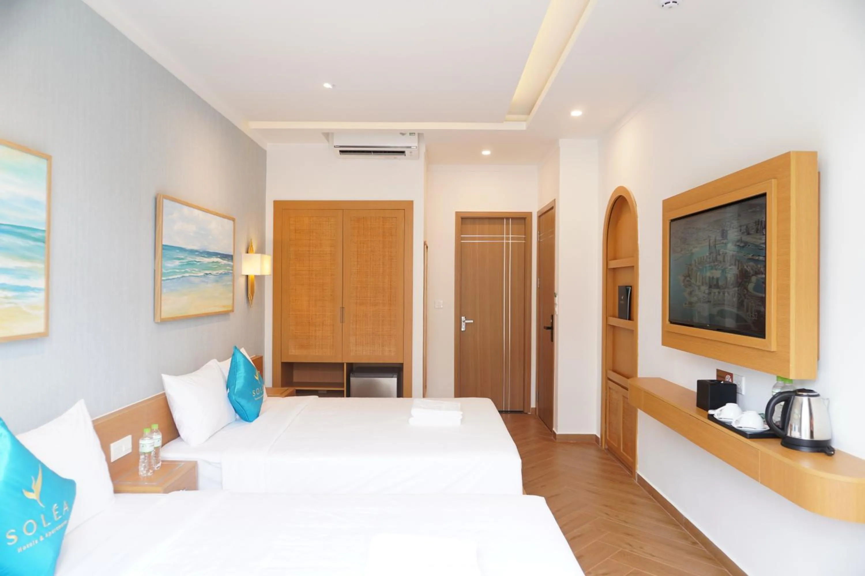 Bed in SOLÉA Hotel GrandWorld Phu Quoc