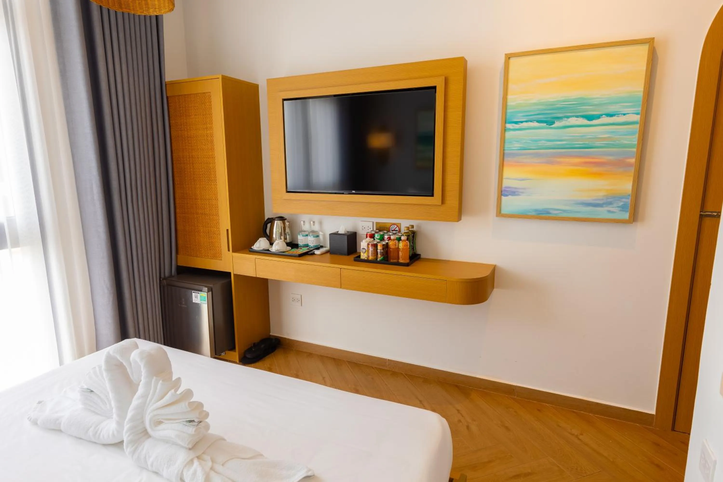 Bed in SOLÉA Hotel GrandWorld Phu Quoc