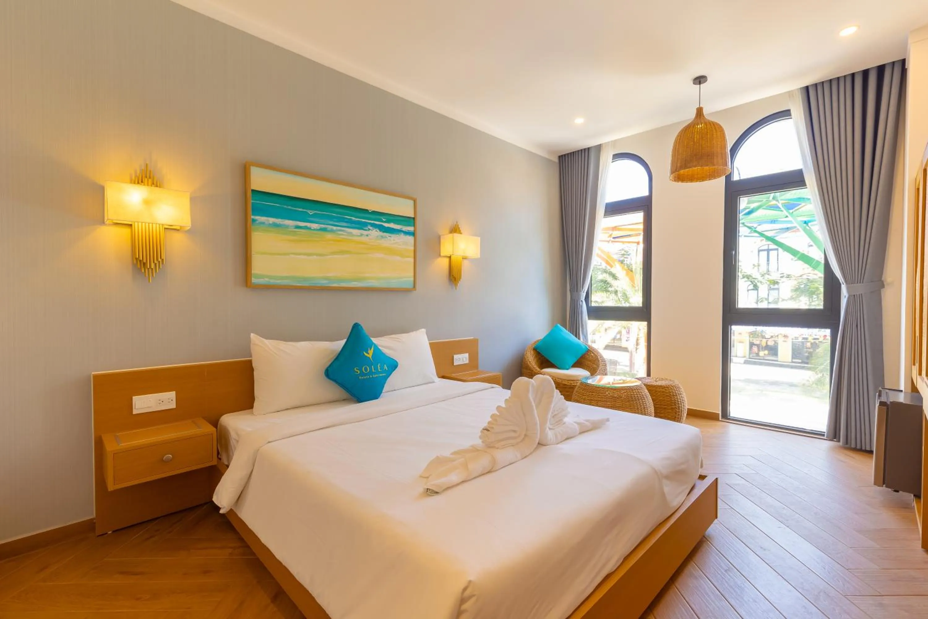 Bed in SOLÉA Hotel GrandWorld Phu Quoc