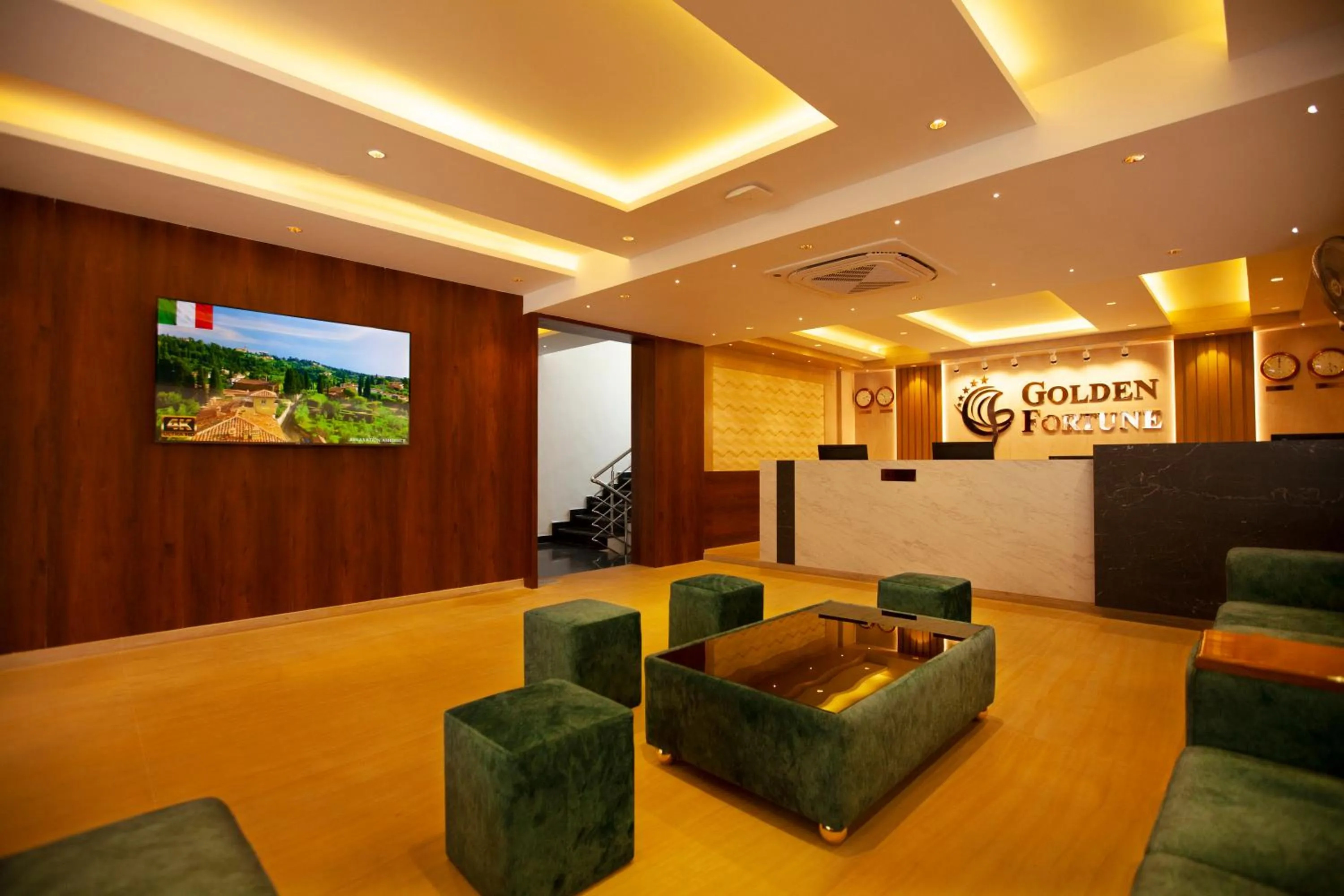 Lobby or reception in Golden Fortune Inn Hotel