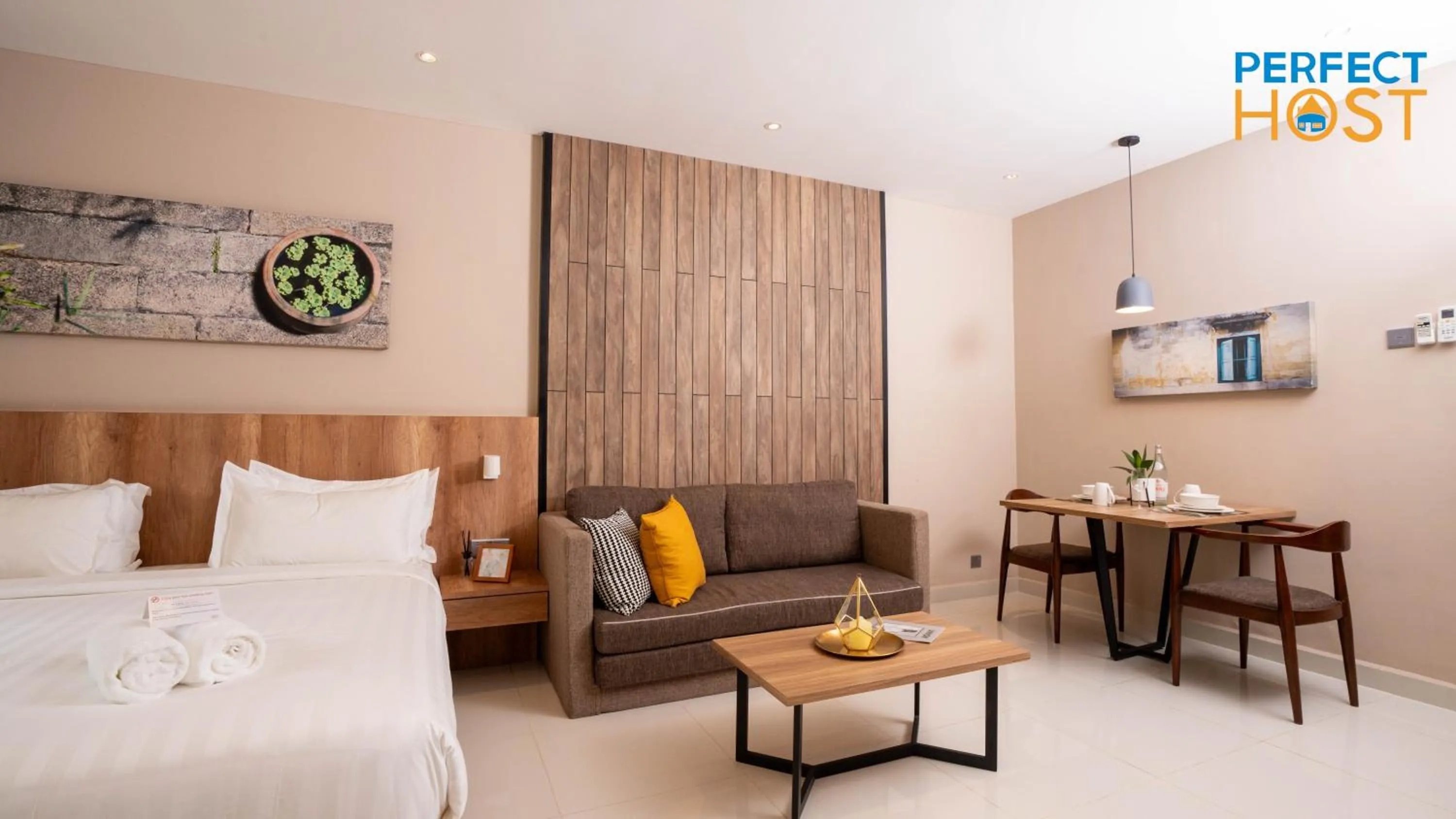 Seating area in Damai Laut Escape by Perfect Host