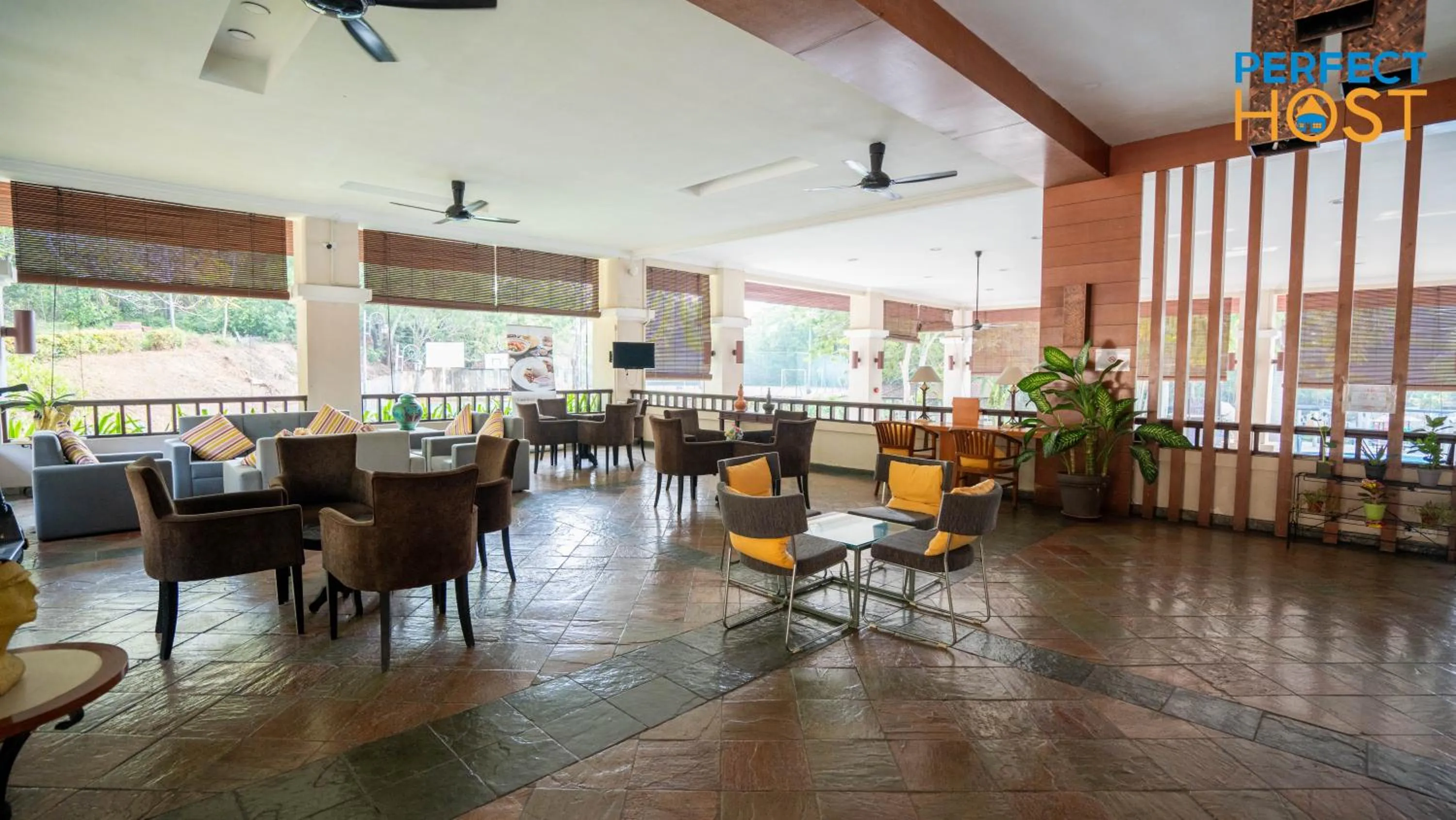 Seating area in Damai Laut Escape by Perfect Host