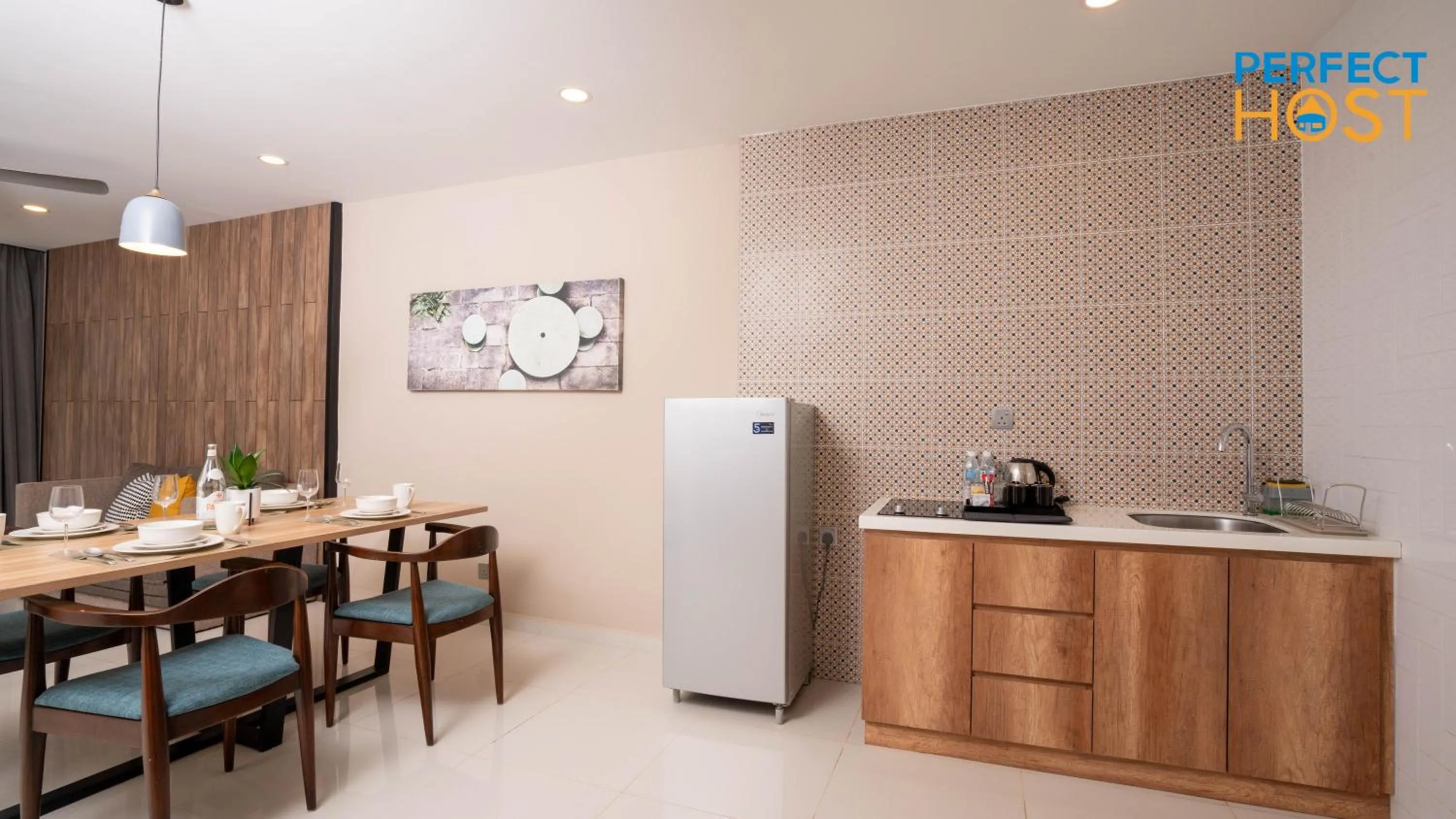 Kitchen or kitchenette in Damai Laut Escape by Perfect Host