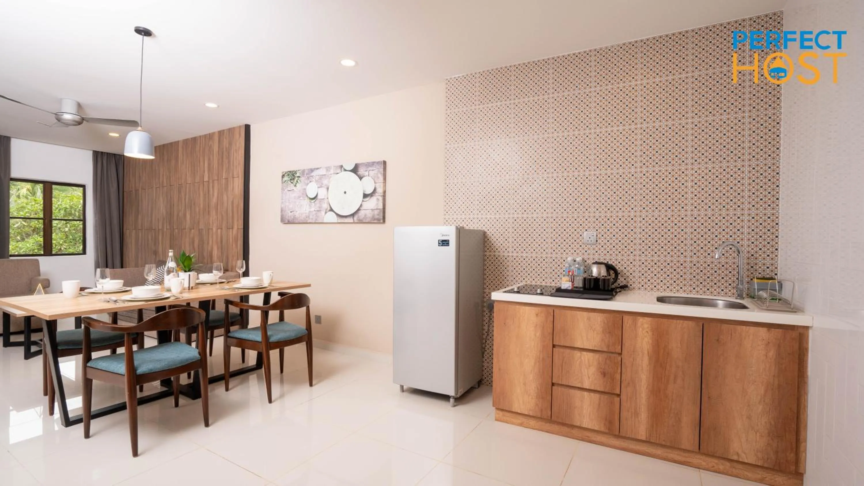 Kitchen or kitchenette in Damai Laut Escape by Perfect Host