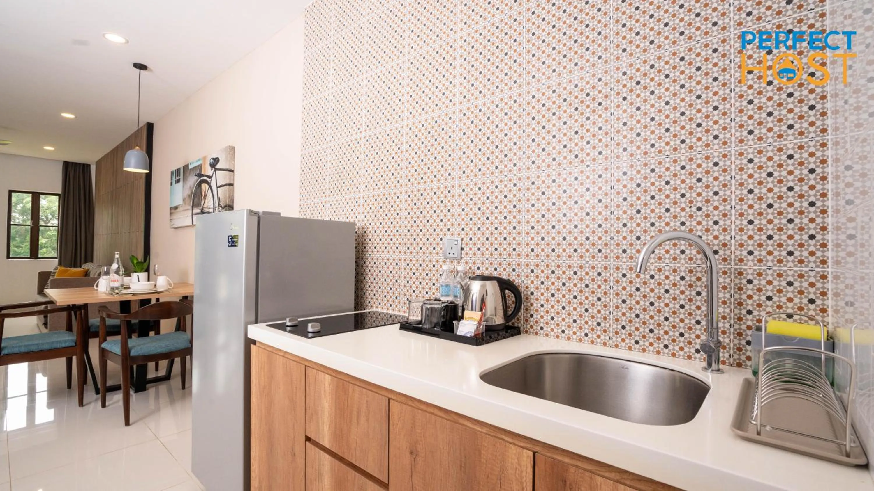 Kitchen or kitchenette in Damai Laut Escape by Perfect Host