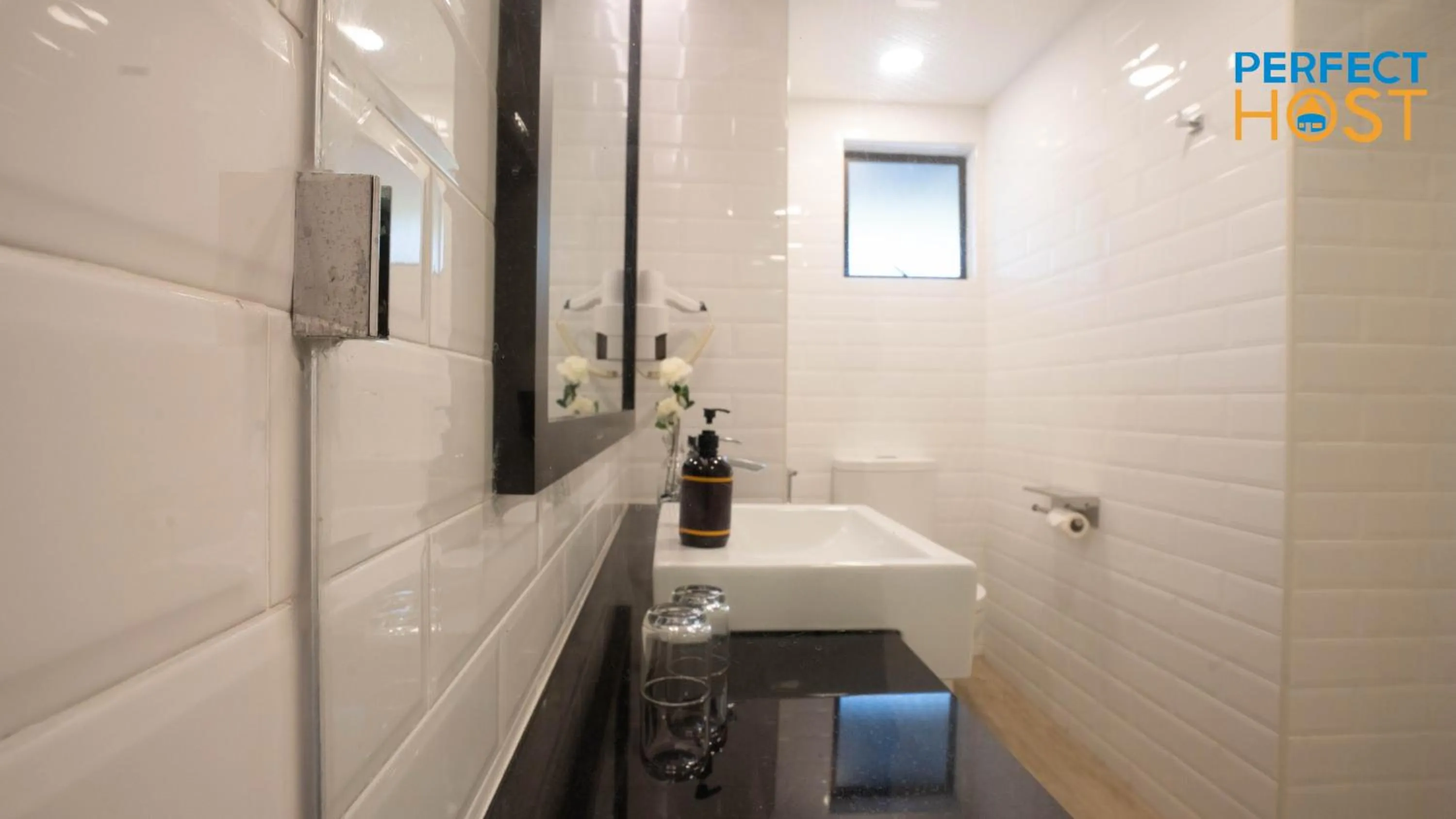 Bathroom in Damai Laut Escape by Perfect Host