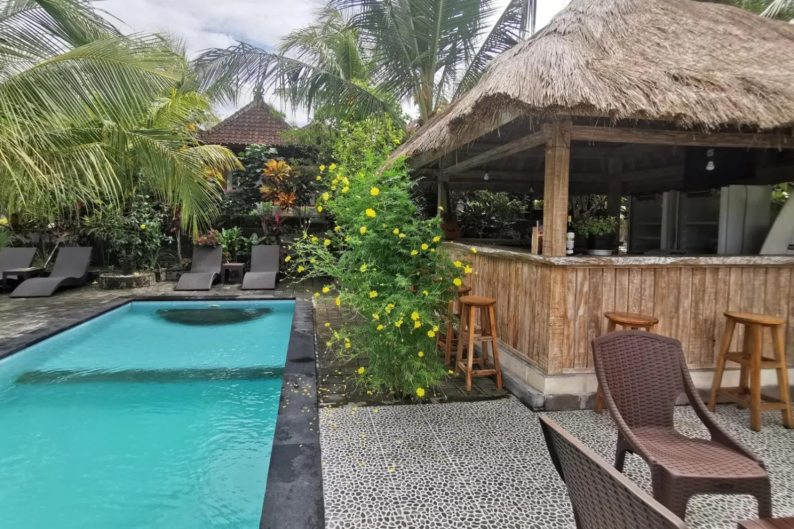 Swimming pool in Balian Green Lagoon