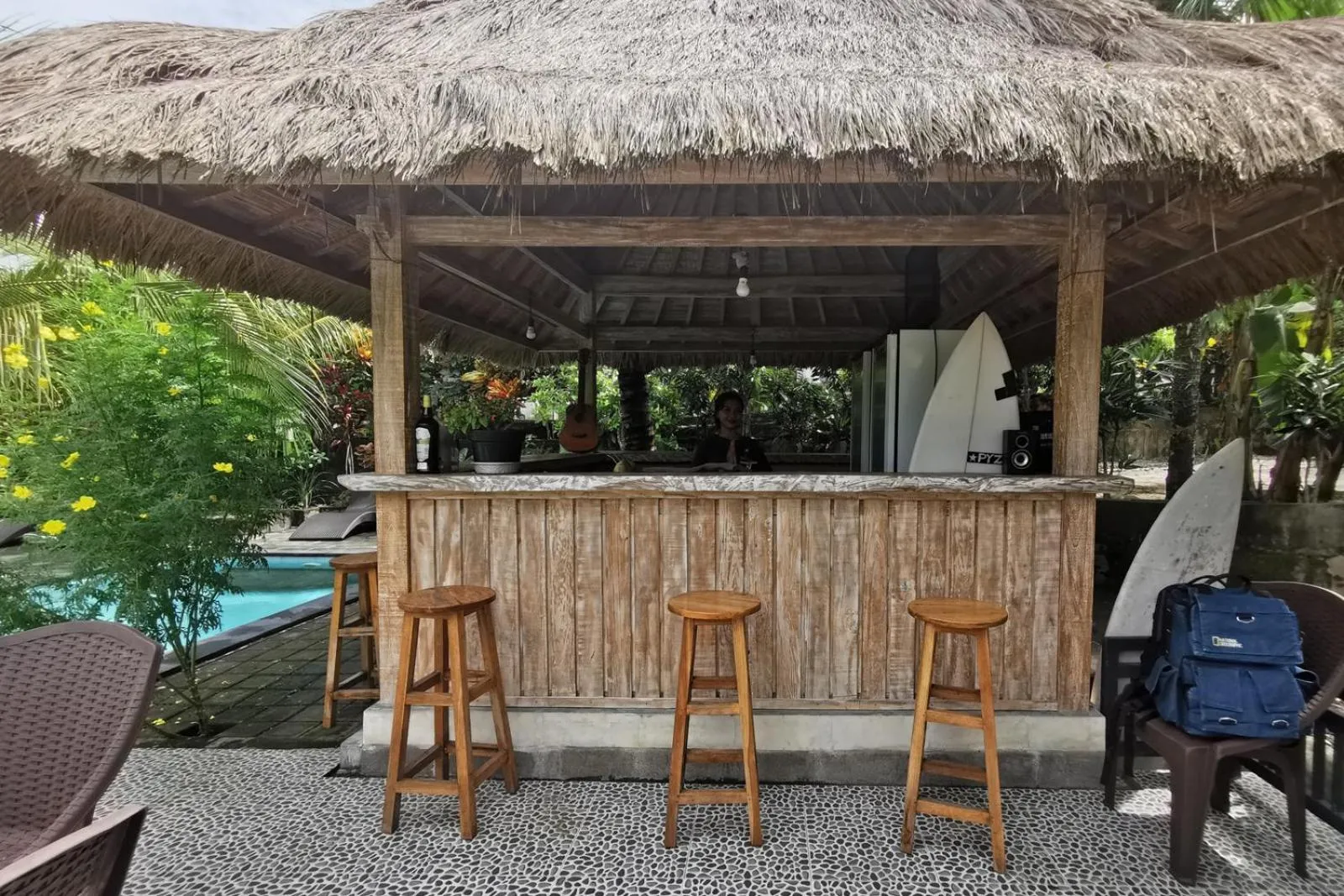 Swimming pool in Balian Green Lagoon