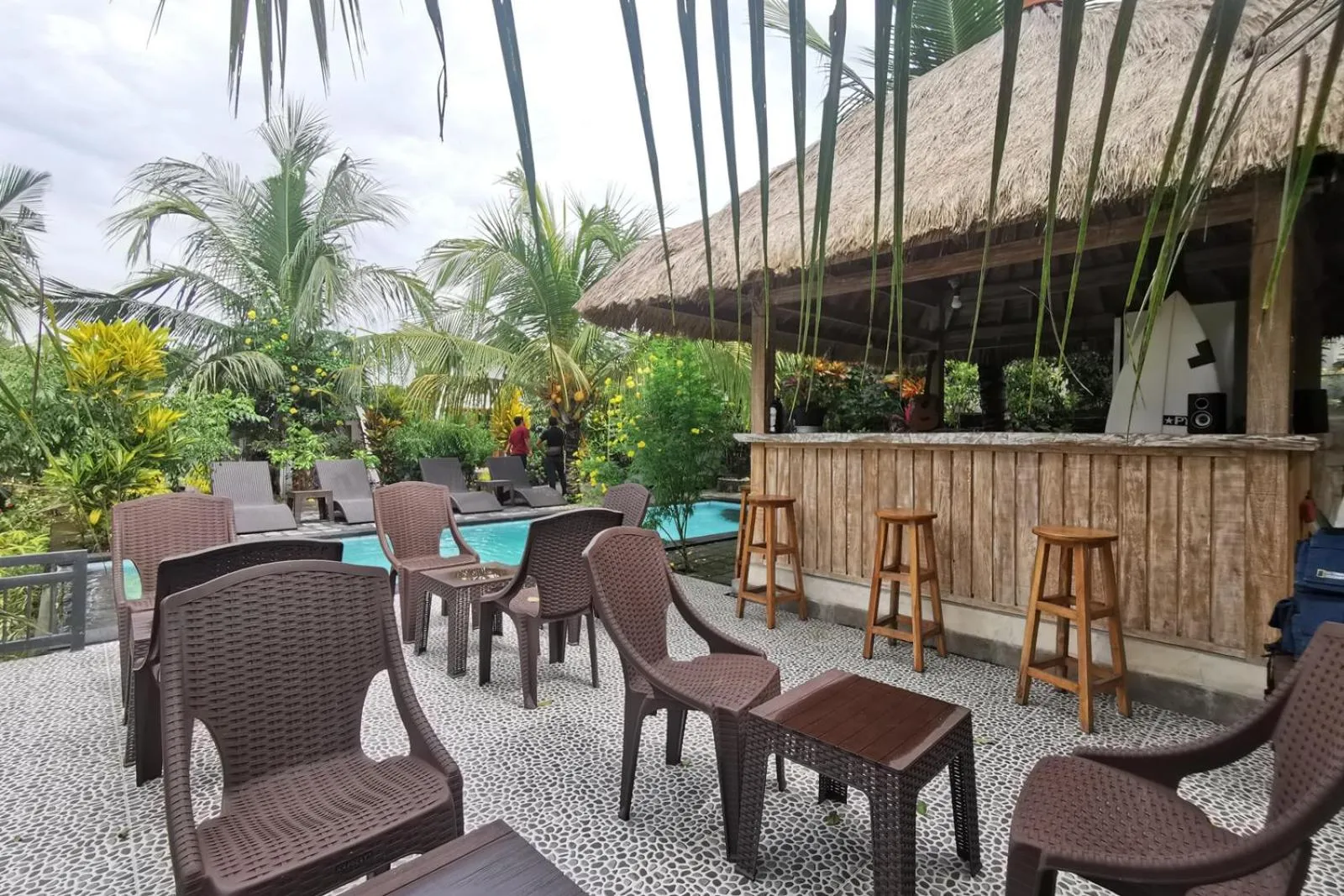 Swimming pool in Balian Green Lagoon