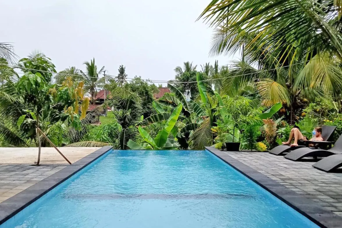 Swimming pool in Balian Green Lagoon