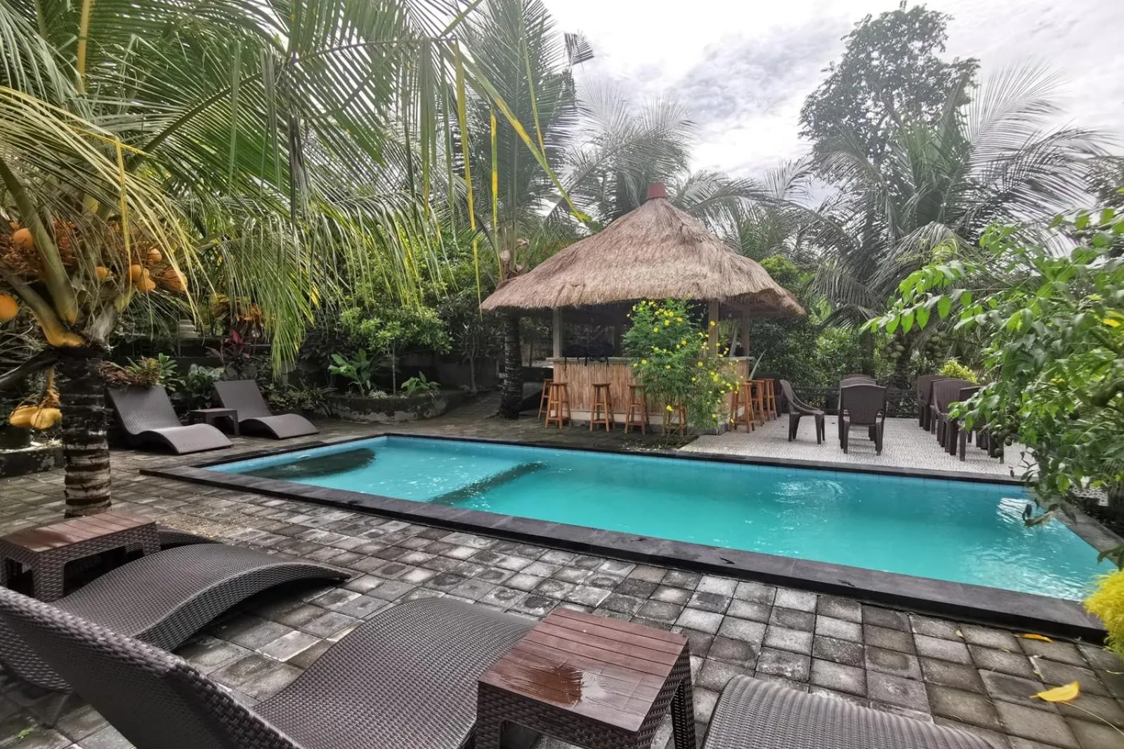Swimming pool in Balian Green Lagoon