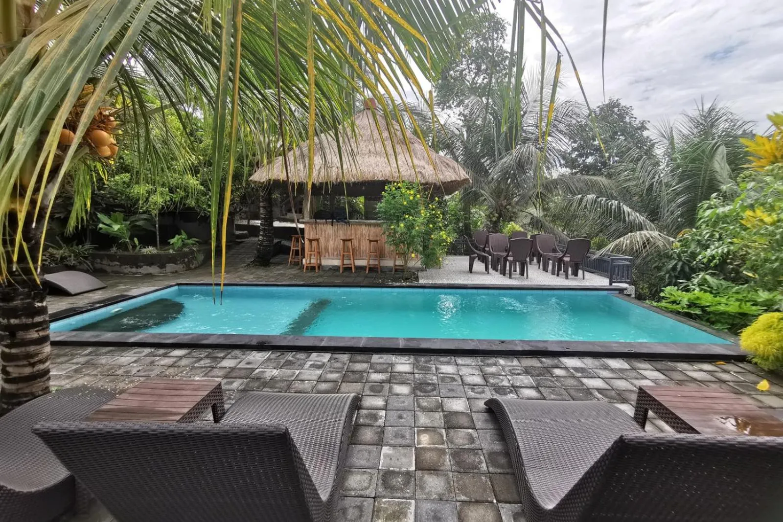 Swimming pool in Balian Green Lagoon