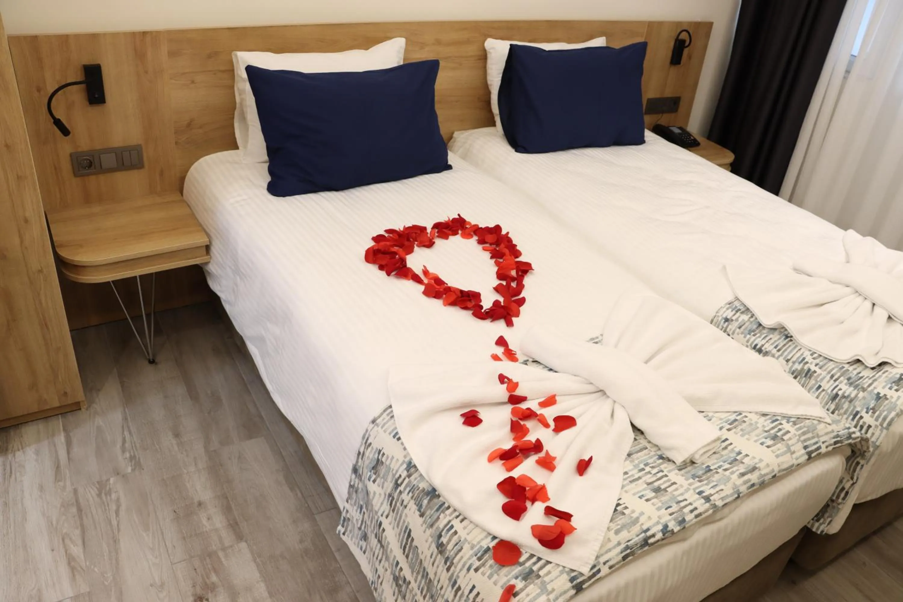 Bed in Dab Hotel Ulus