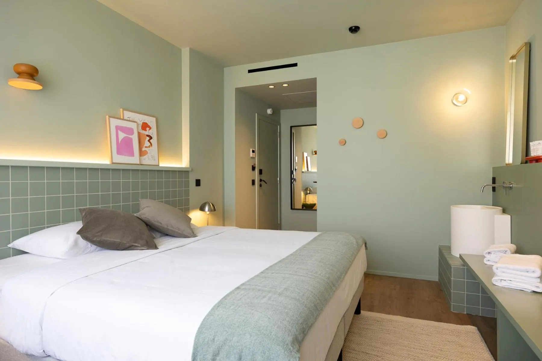 Bedroom, Bed in Maison Arya