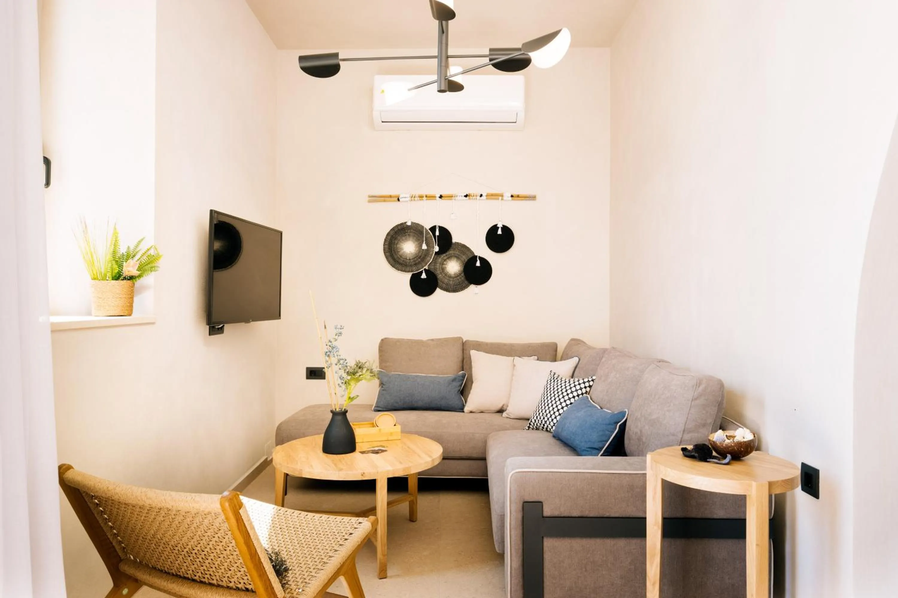 Living room in Mirthea Suites