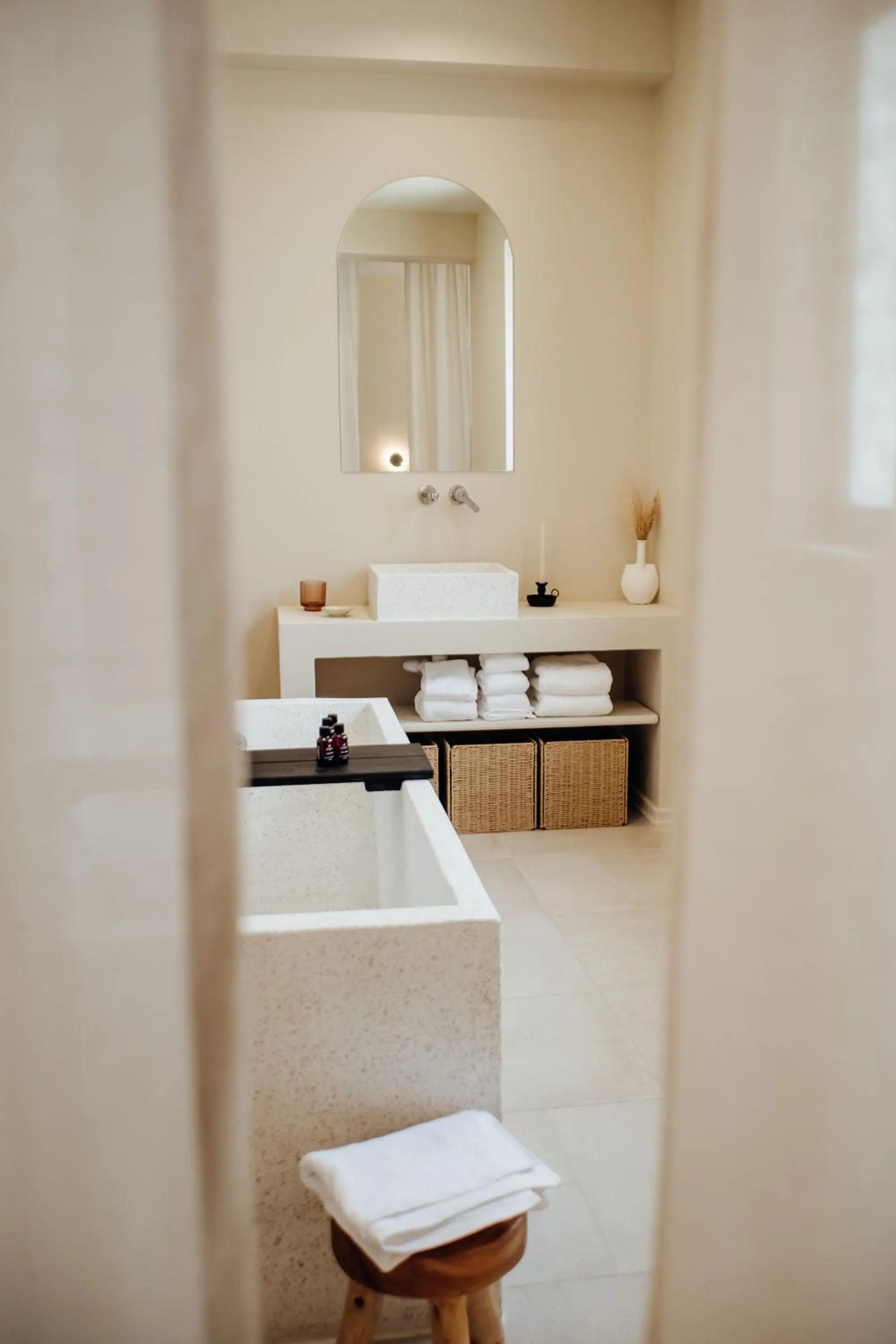 Bathroom in Thymises Boutique Hotel