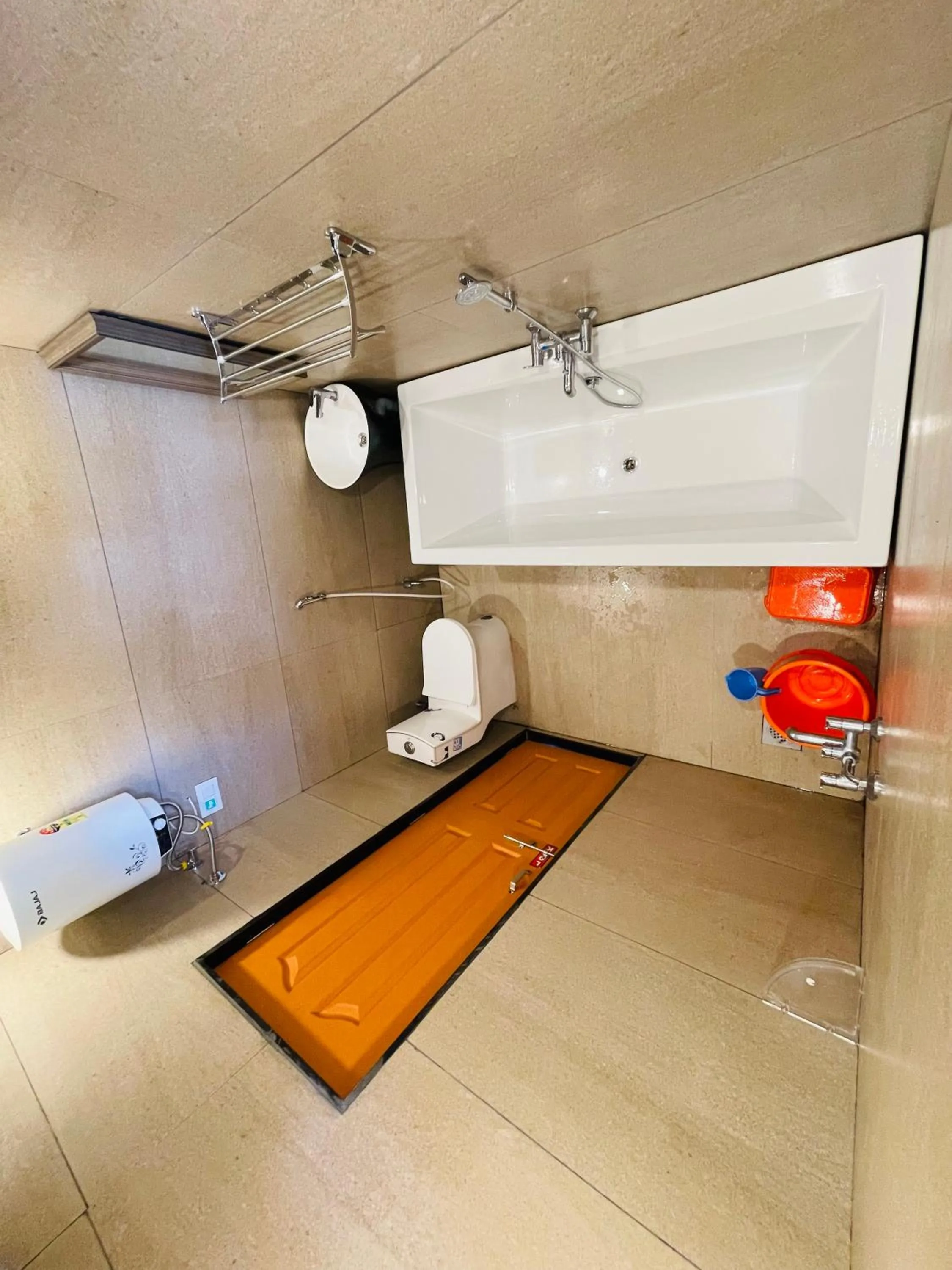 Shower in hotel saptarang residency panhala