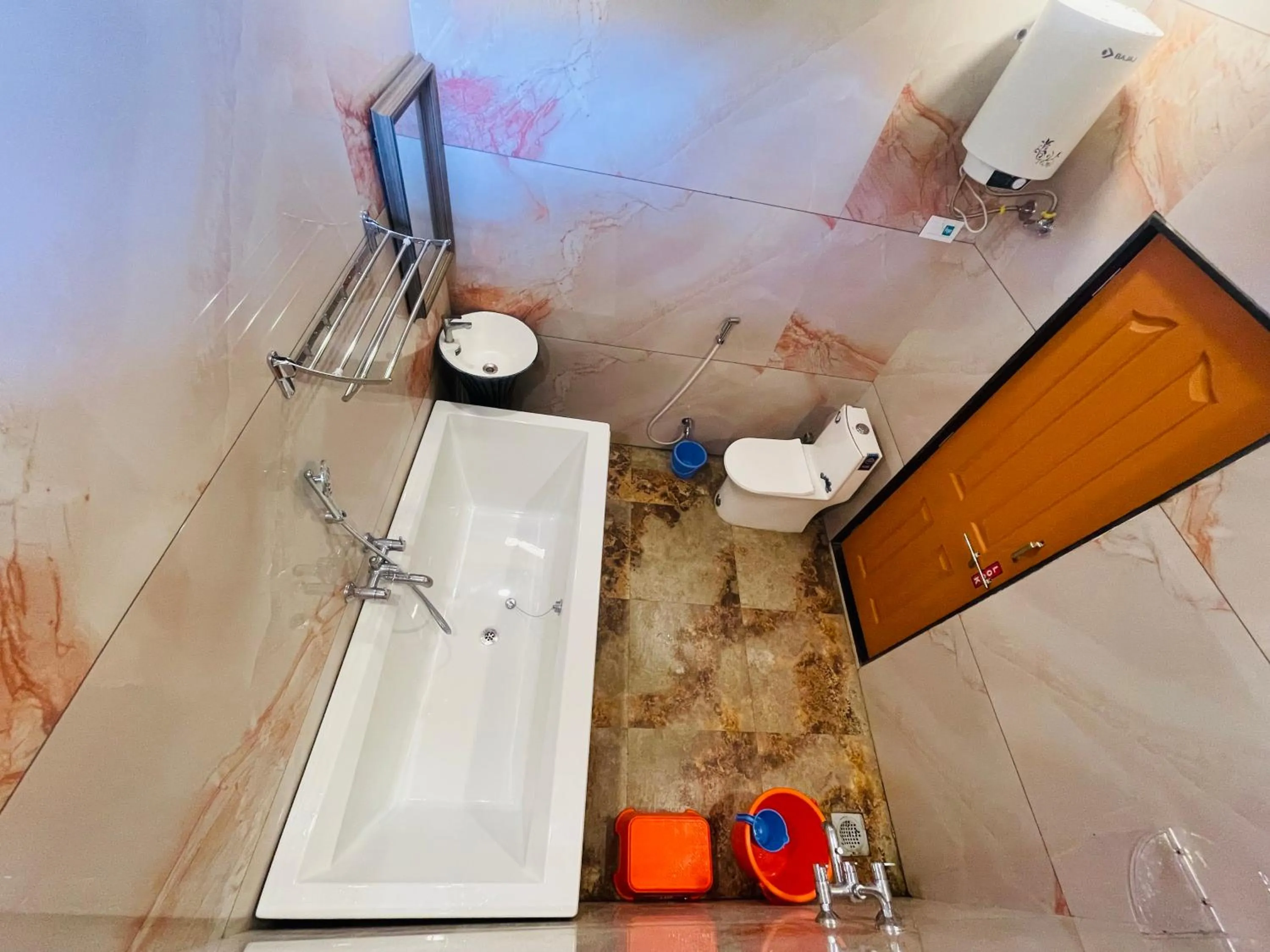 Shower in hotel saptarang residency panhala