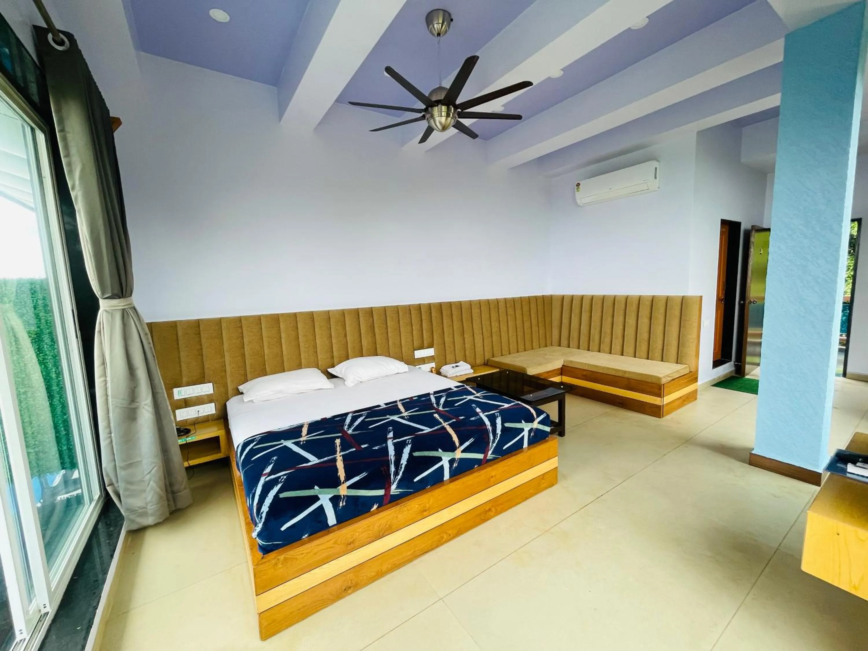 Property building, Bed in hotel saptarang residency panhala