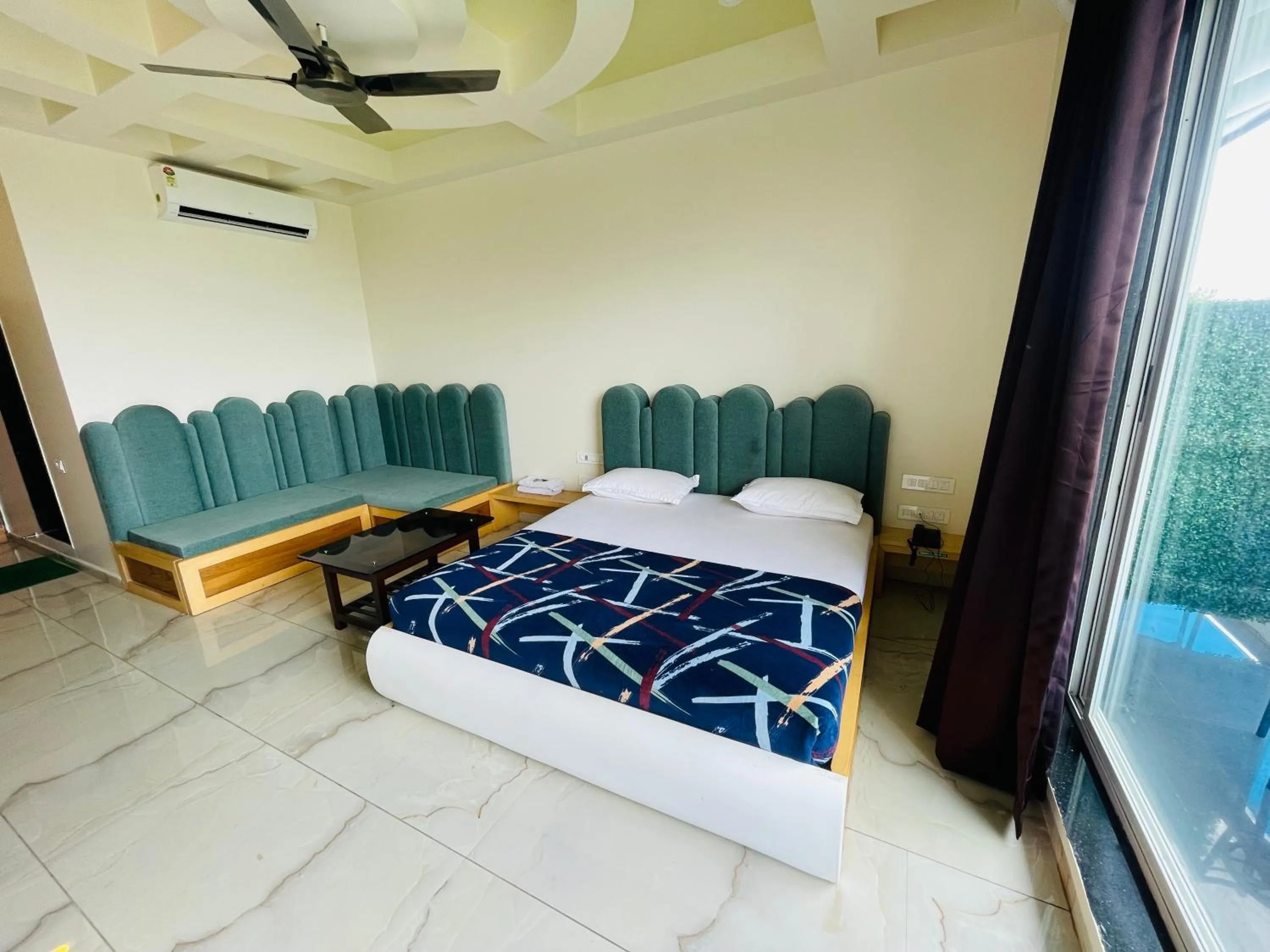Bed in hotel saptarang residency panhala