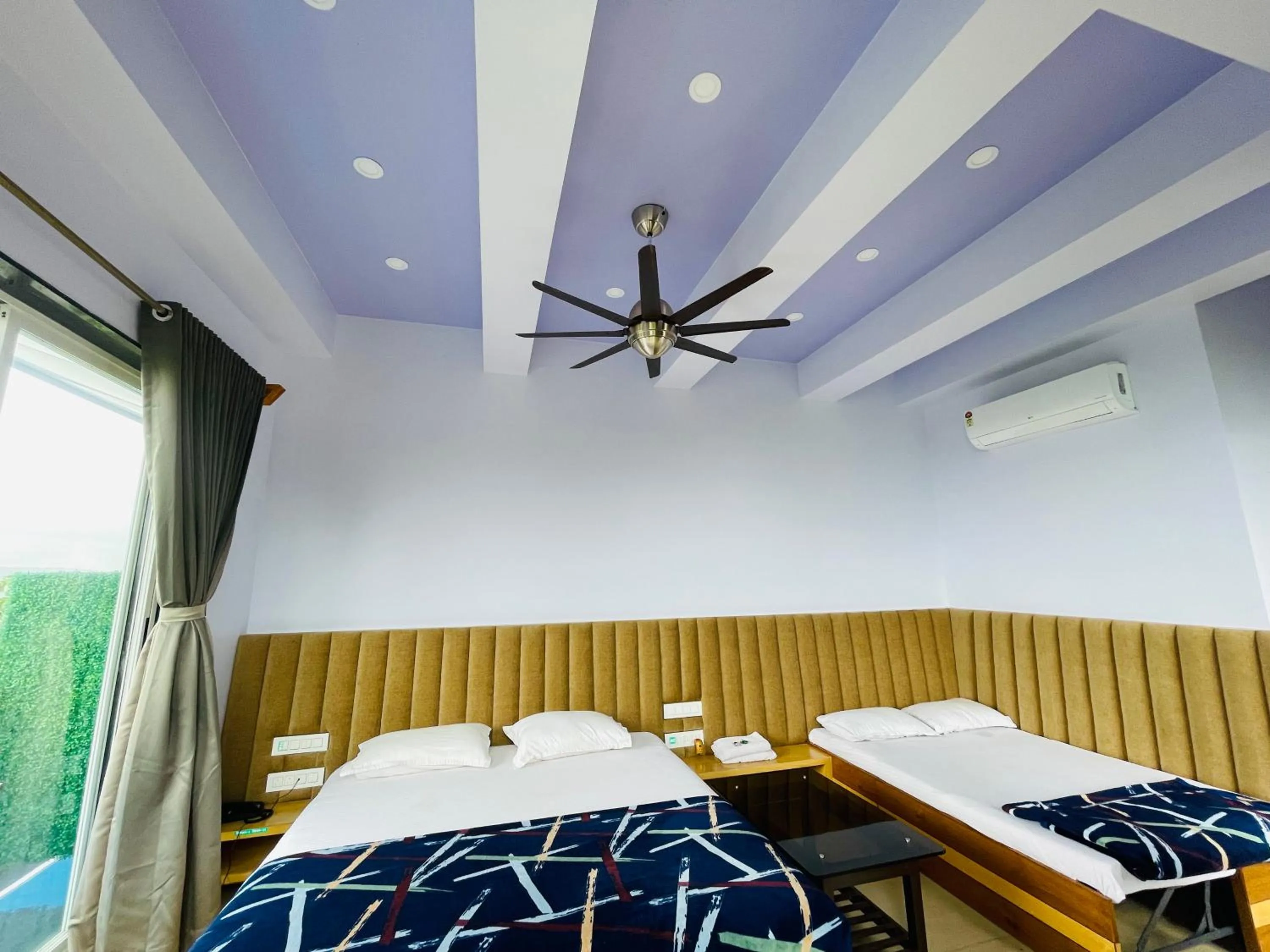 Bed in hotel saptarang residency panhala